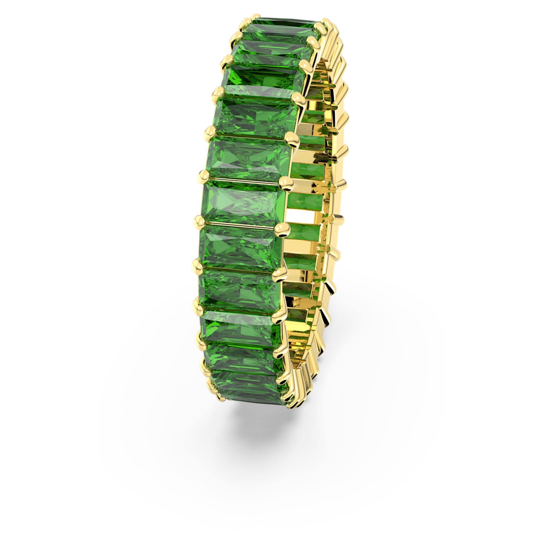 Matrix - Golden Green - Ring - Swarovski