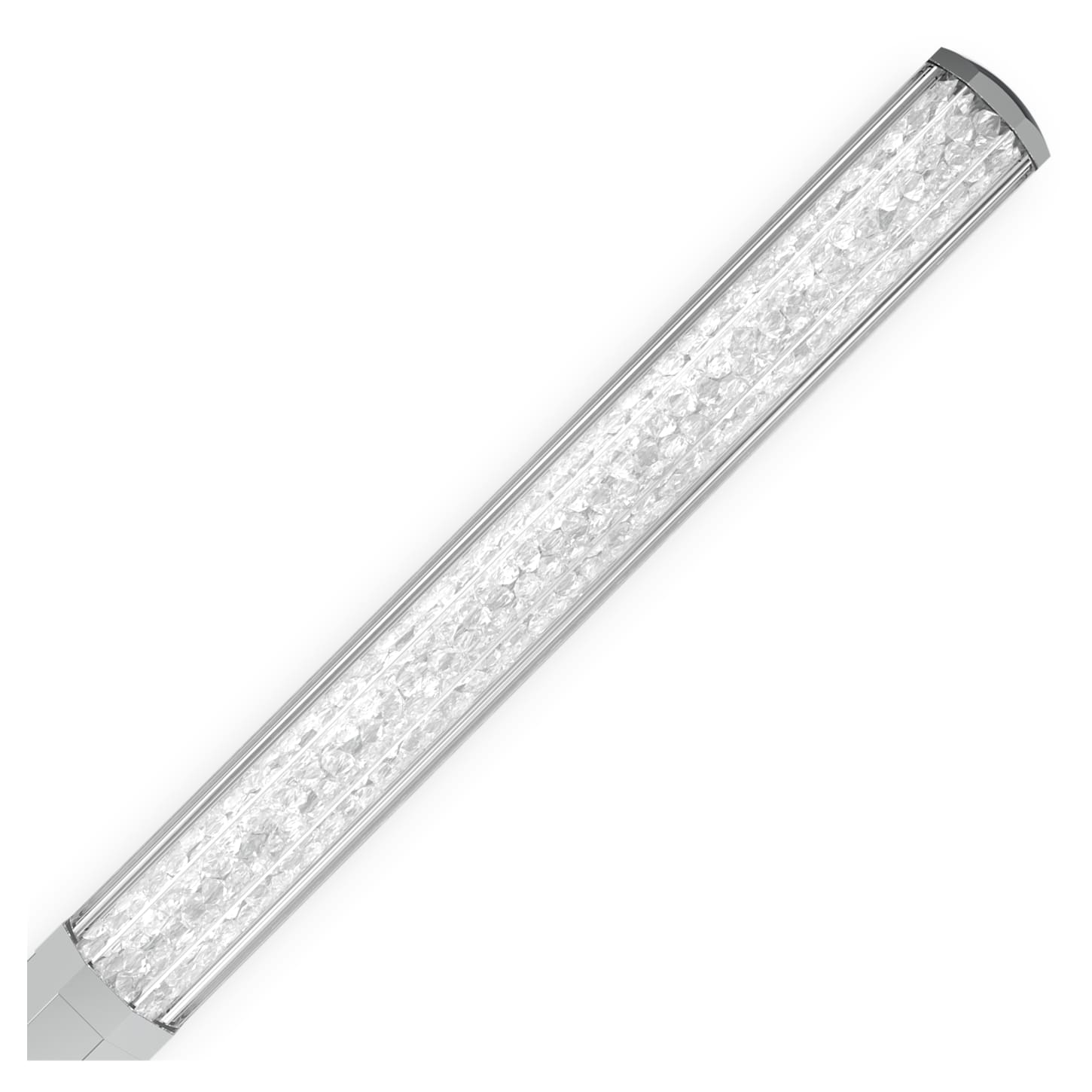 Crystalline - Octagonal - Silver - Ballpoint Pen - Swarovski