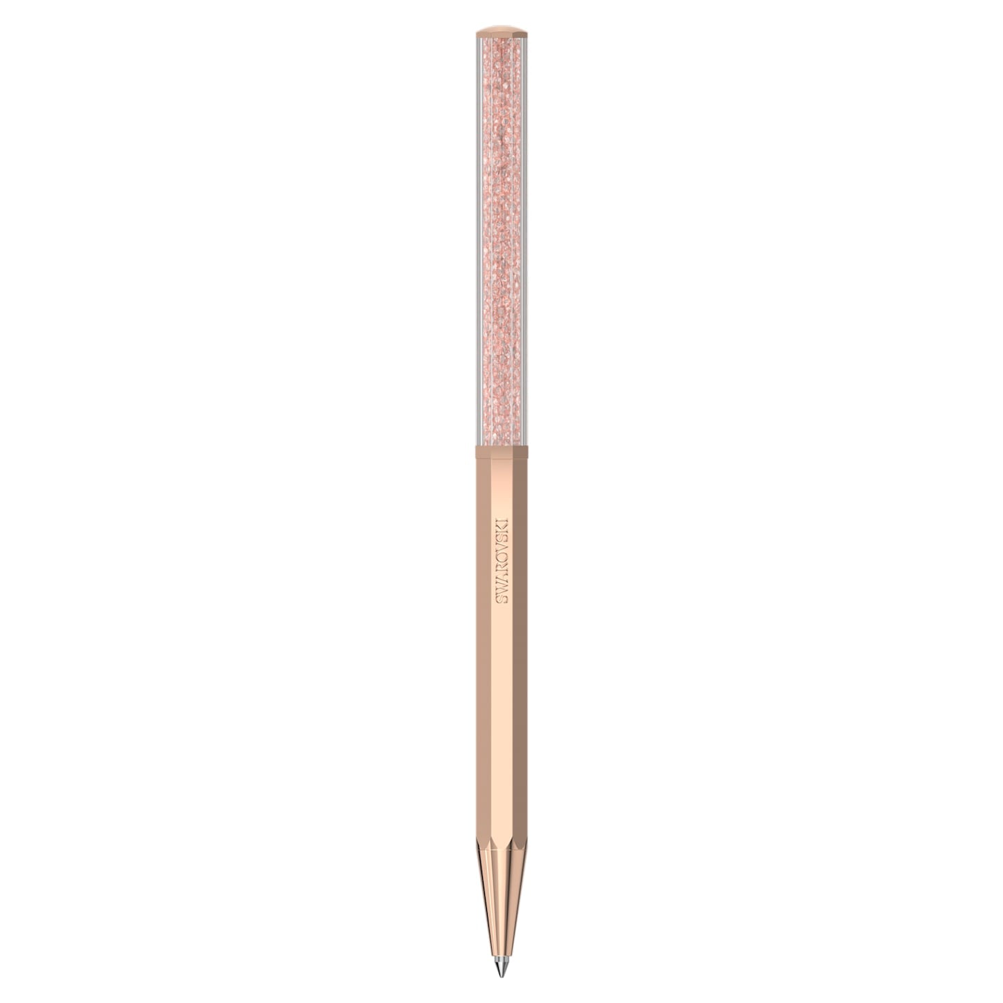 Crystalline - Octagonal - Pink - Ballpoint Pen - Swarovski