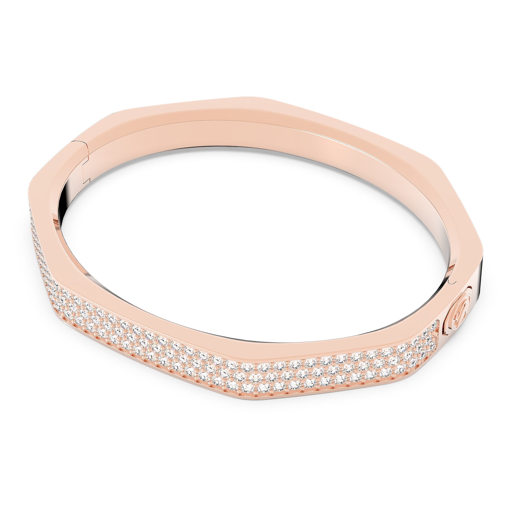 Dextera - Octagonal - Rosé - Bangle - Swarovski