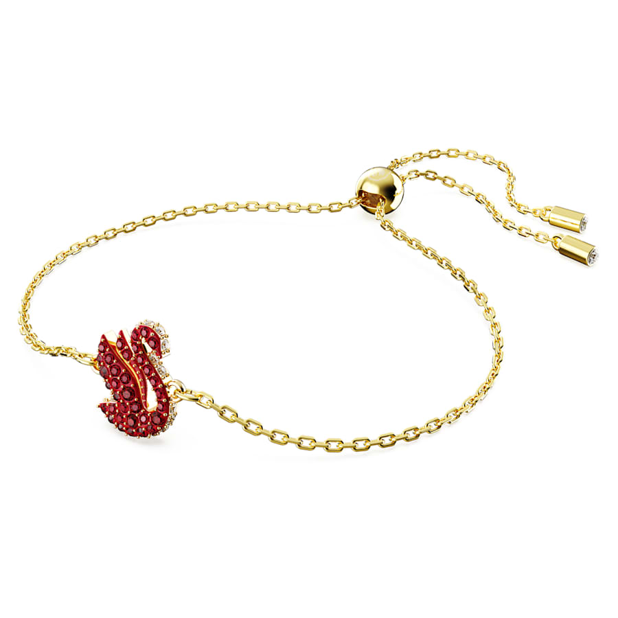Iconic Swan - Golden Red - Bracelet - Swarovski