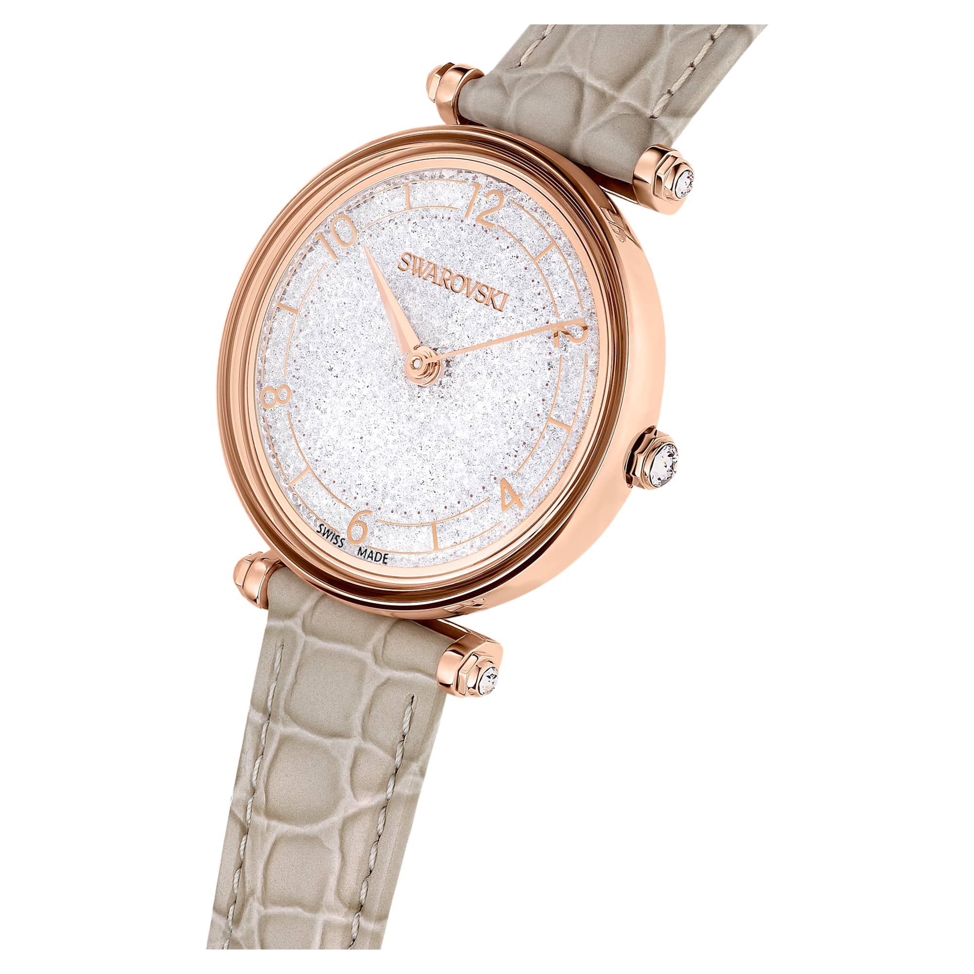 Crystalline Wonder - Beige Doré Rose - Montre - Swarovski