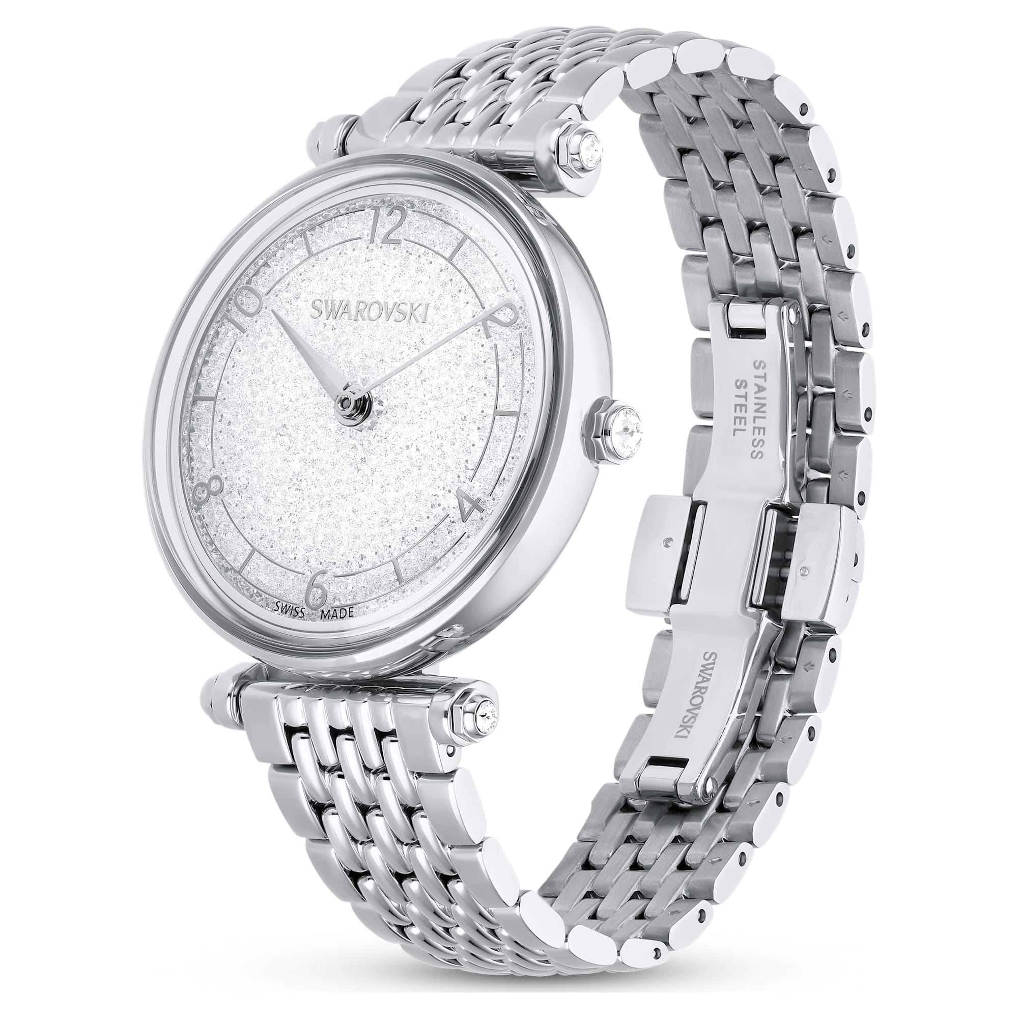 Crystalline Wonder - White Silver - Watch - Swarovski