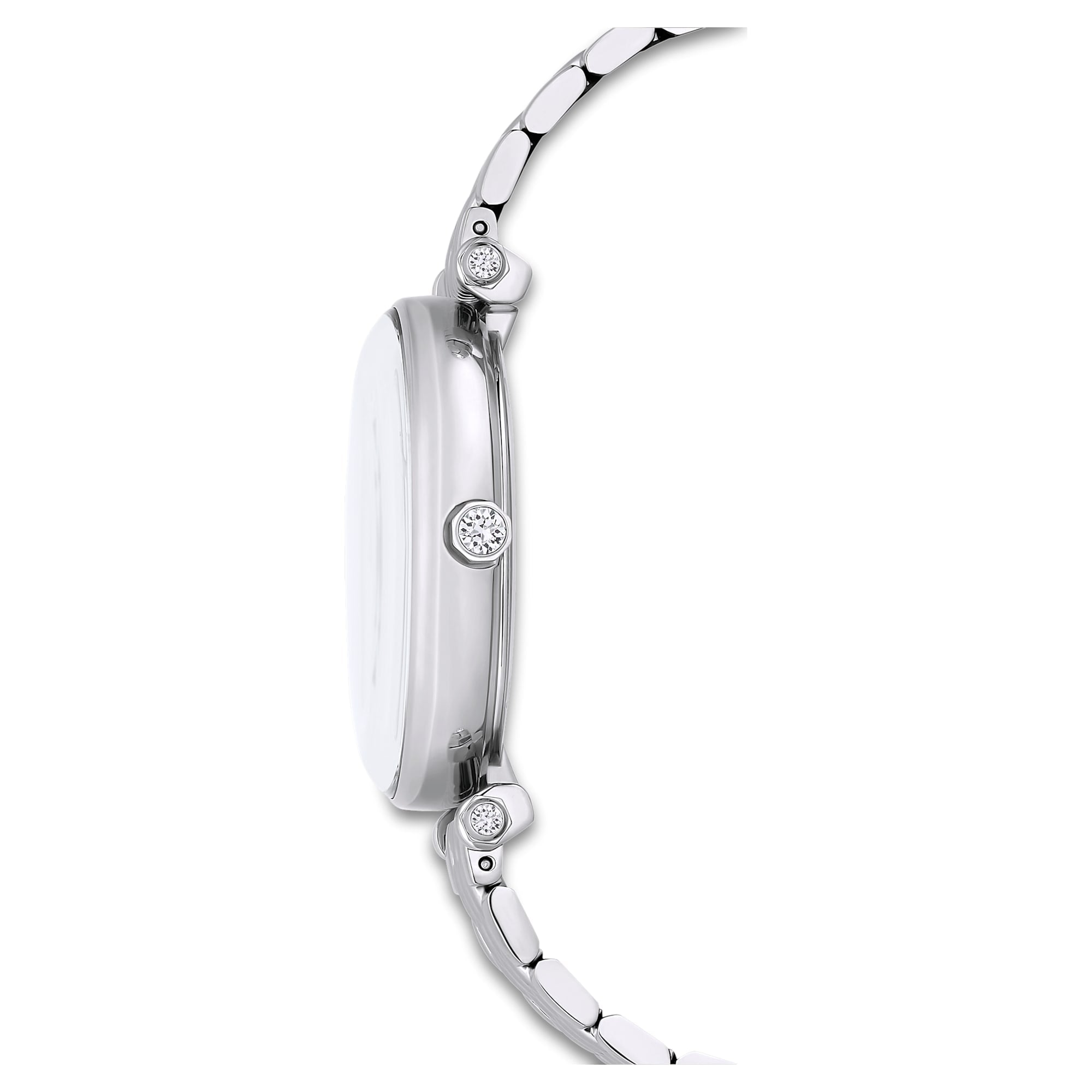 Crystalline Wonder - Weißes Silber - Uhr - Swarovski