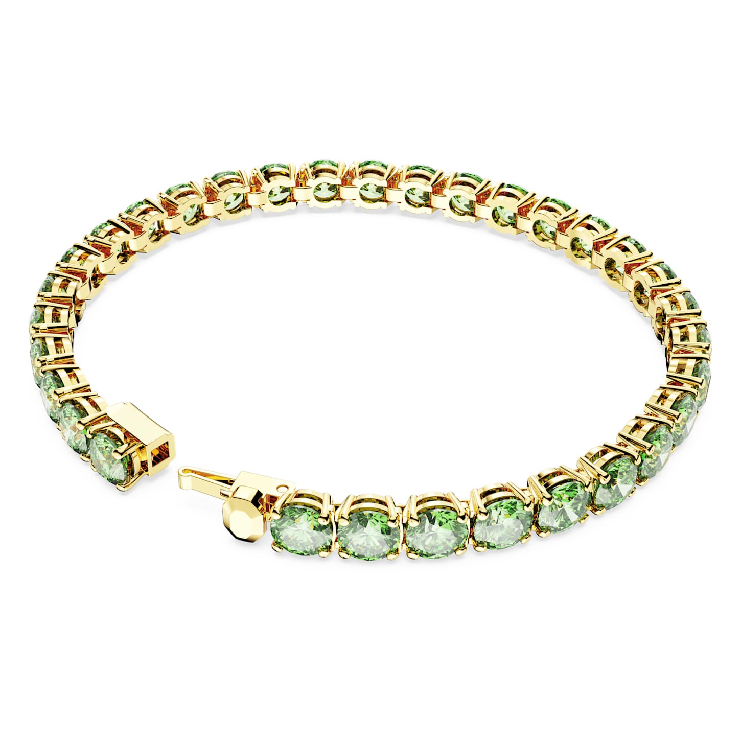 Matrix - Tennis - Golden Green - Bracelet - Swarovski