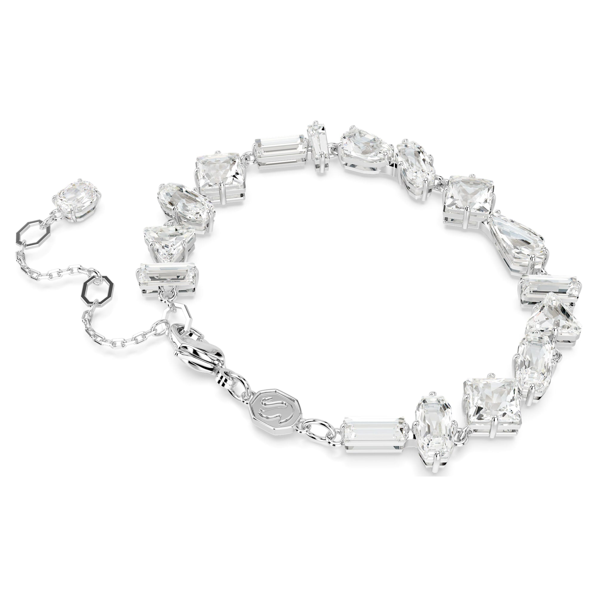 Mesmera – Weißes Silber – Armband – Swarovski