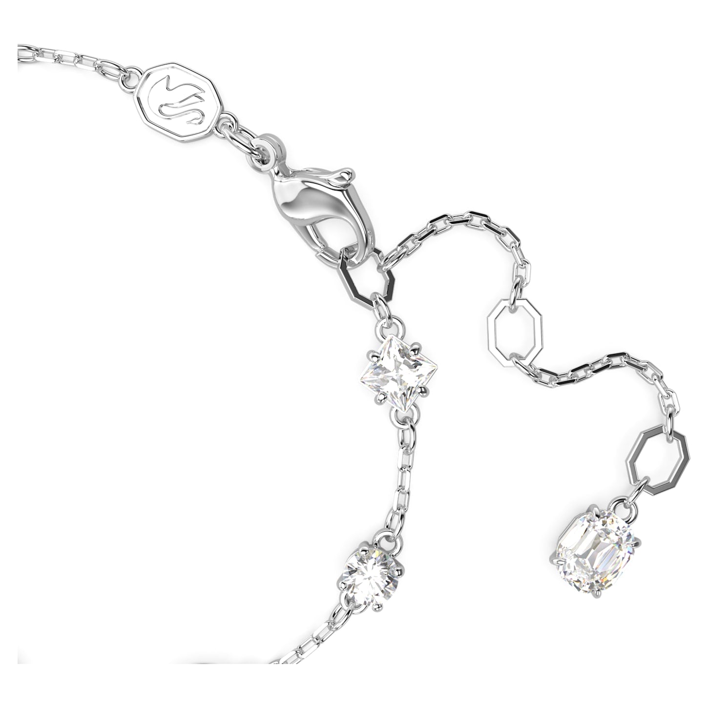 Mesmera – Weißes Silber – Armband – Swarovski