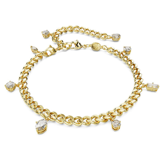 Dextera - White Gold - Bracelet and Anklet - Swarovski