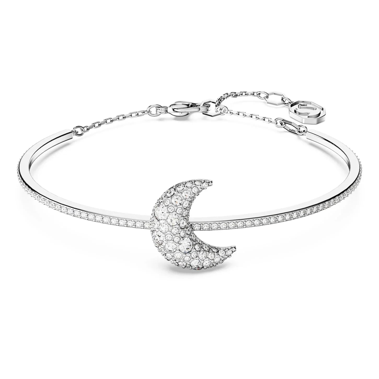 Swarovski náramek - Luna - White & Silver