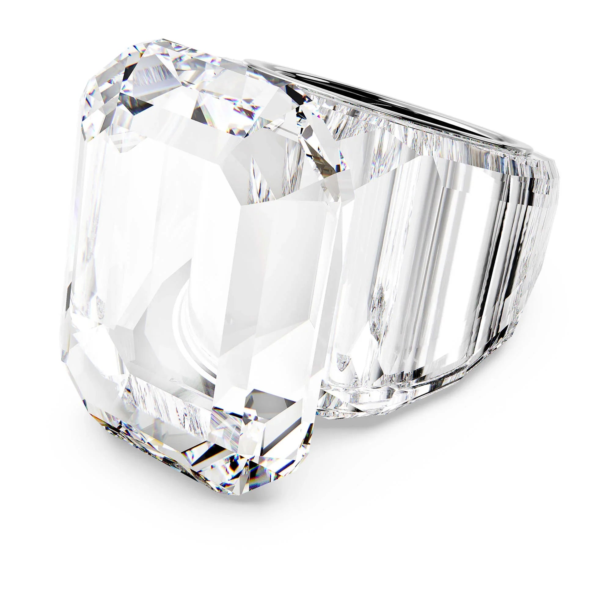 Swarovski Ring – Lucent – Achteckiger Schliff – Weiß