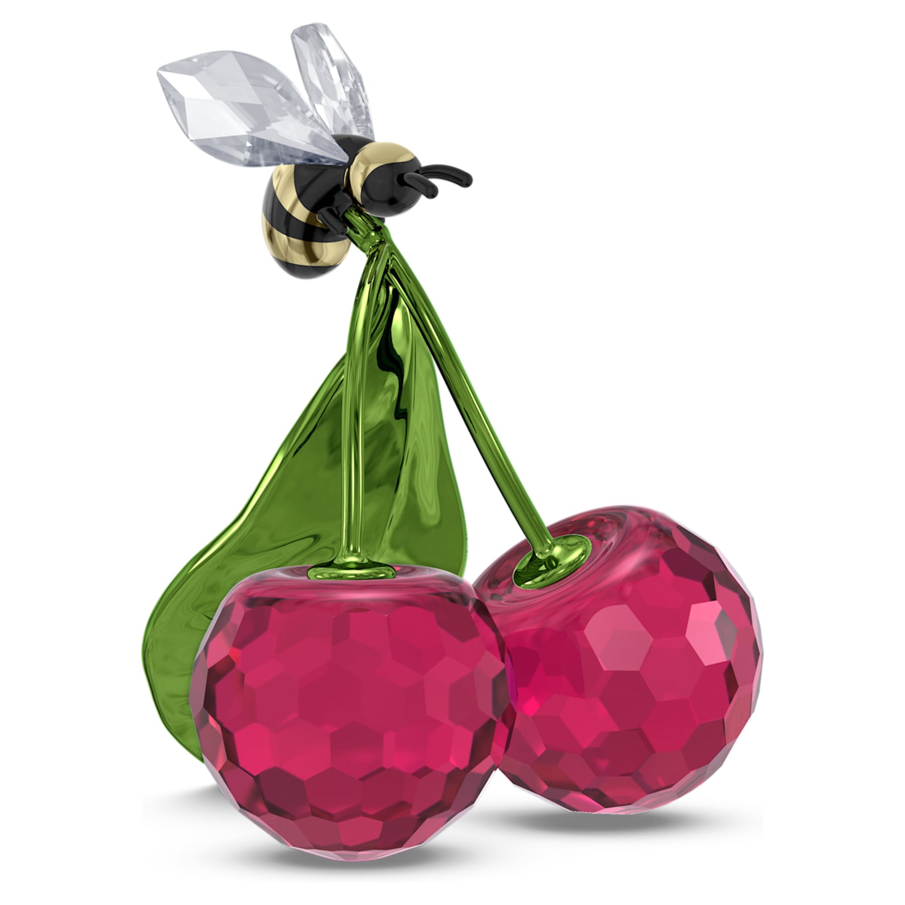 Idyllia - Bee and Cherry - Figurine - Swarovski