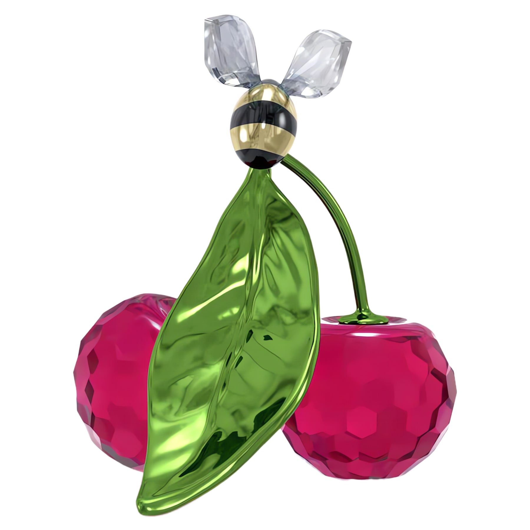 Idyllia - Bee and Cherry - Figurine - Swarovski