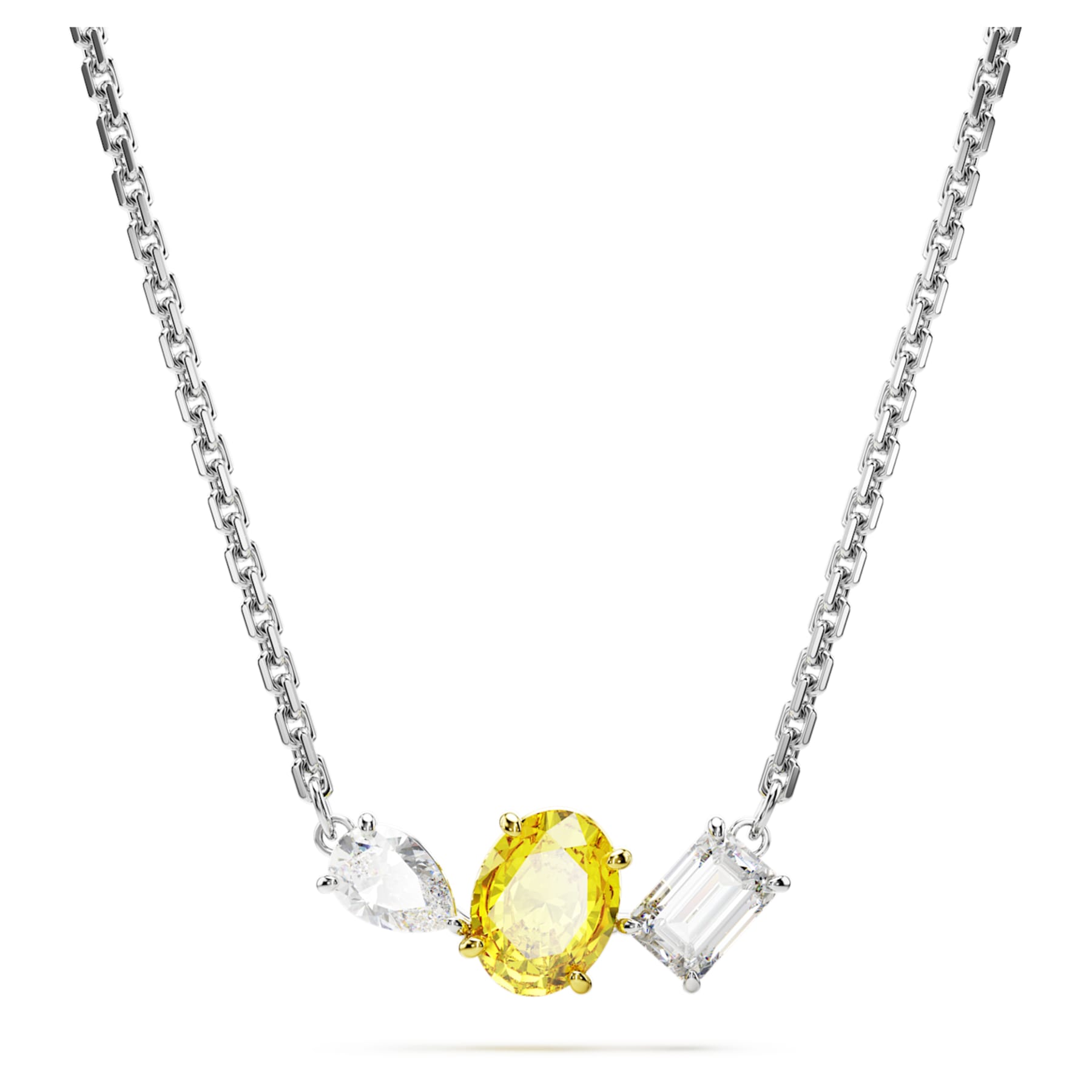 Mesmera – Gelbes Silber – Halskette – Swarovski