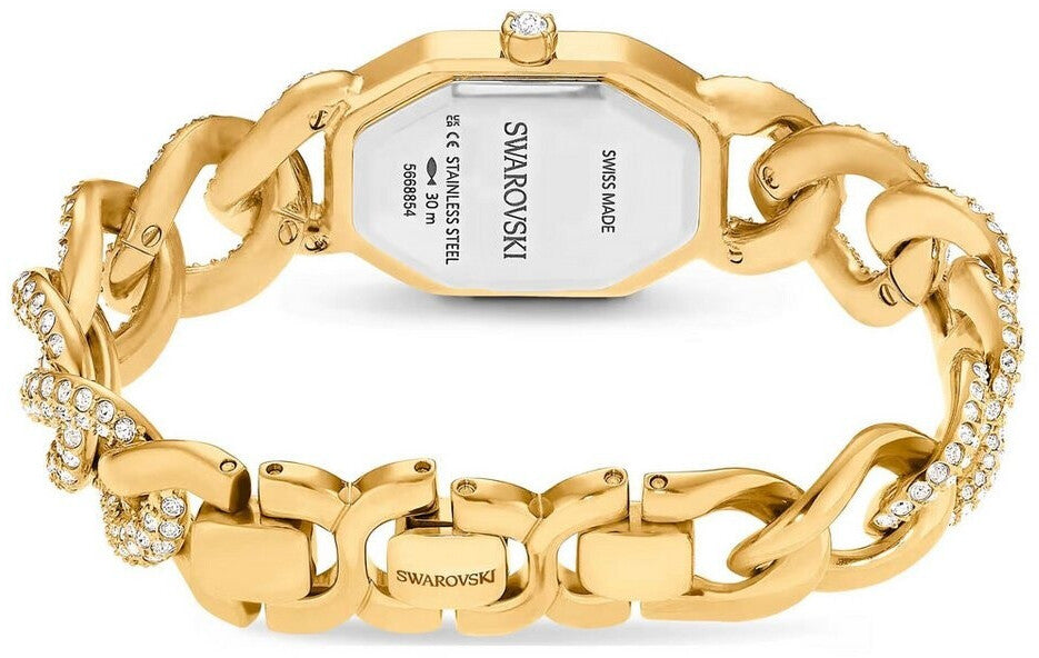 Dextera Chain Crystal White Gold Women's Watch – Swarovski