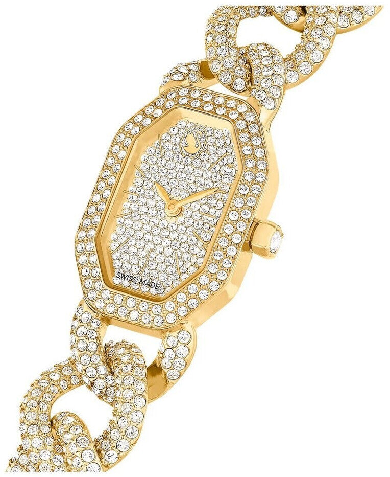 Dextera Chain Crystal White Gold Women's Watch – Swarovski