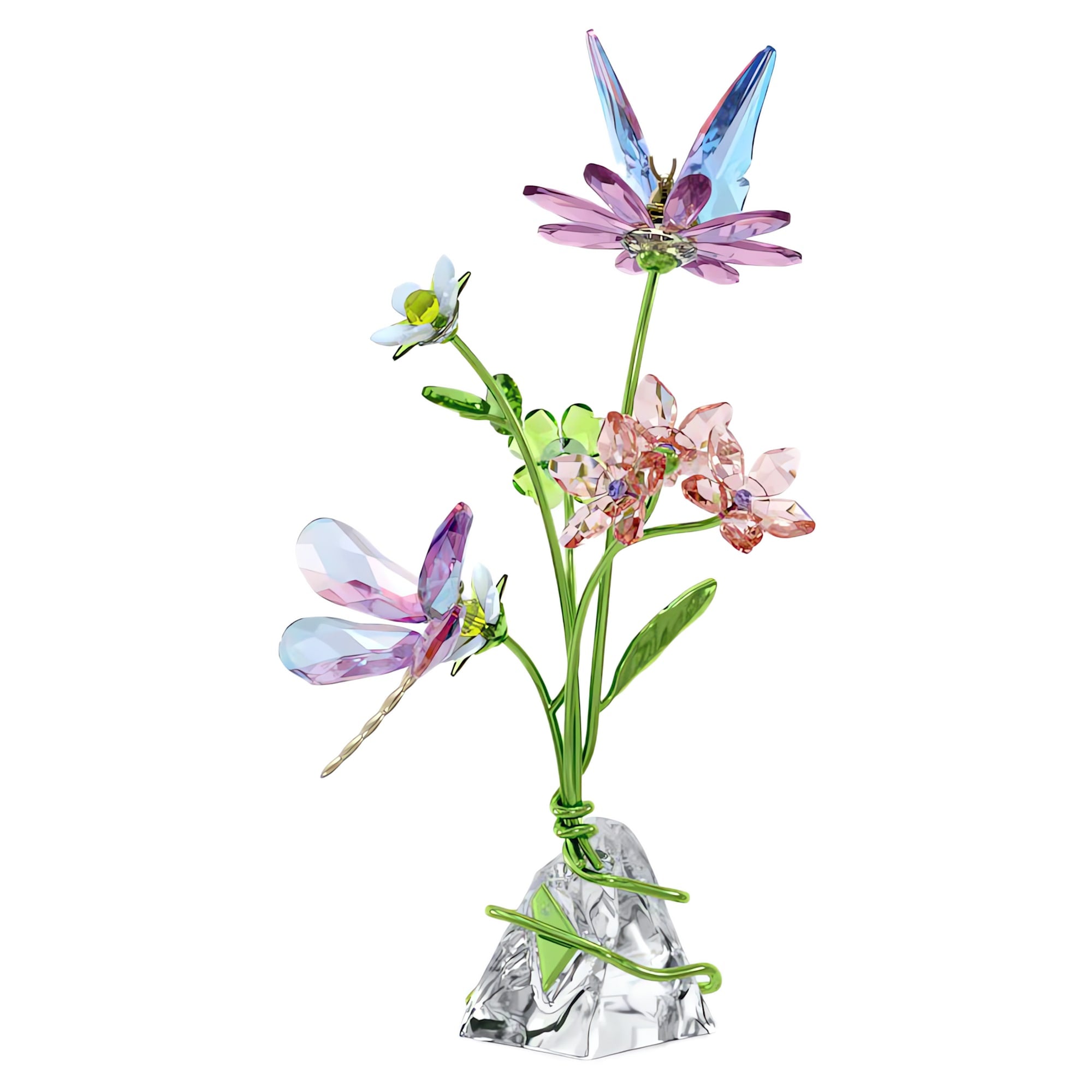 Idyllia - Butterfly and Flowers - Figurine - Swarovski