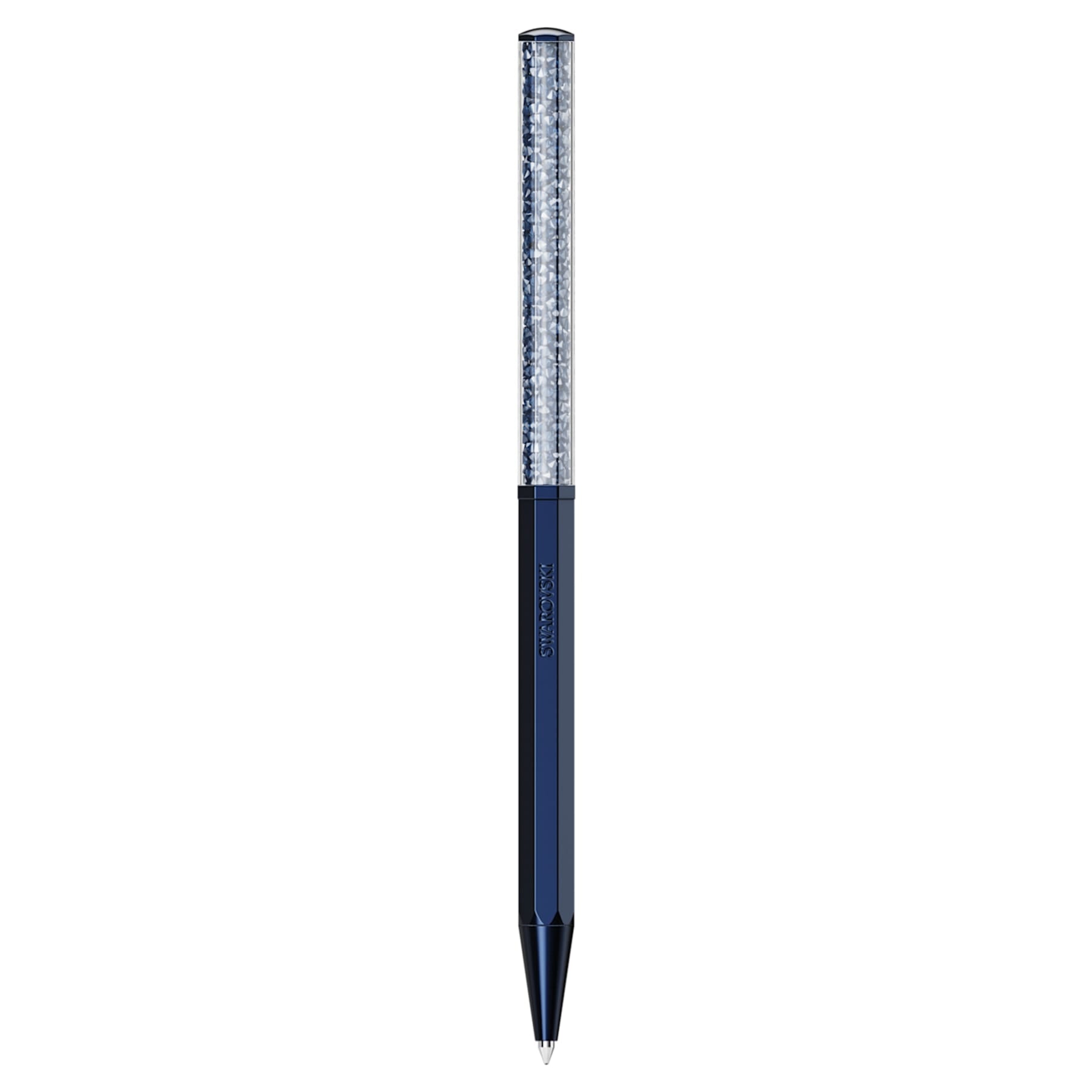 Crystalline - Blue - Silver - Ballpoint Pen - Swarovski