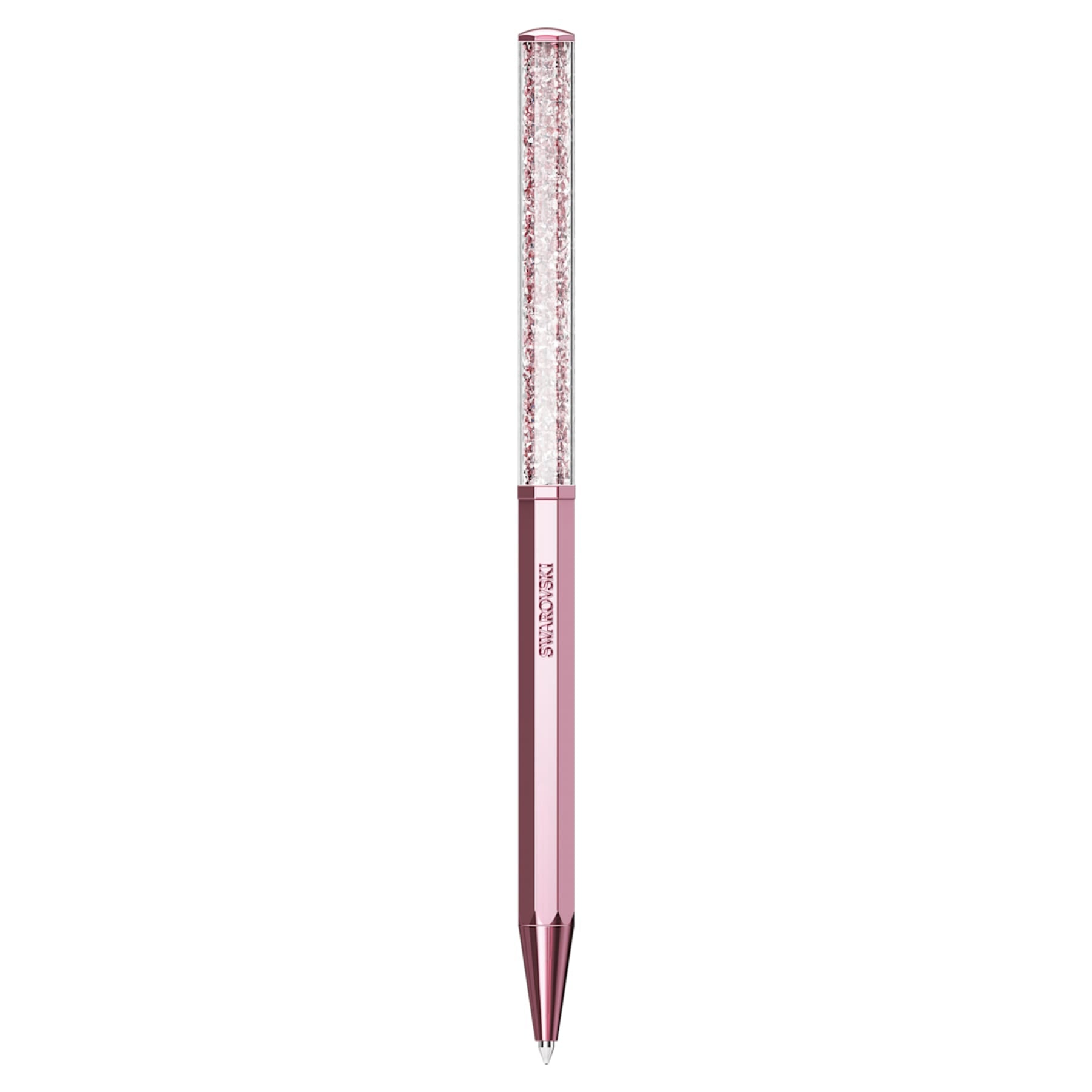 Crystalline - Octagonal - Pink - Ballpoint Pen - Swarovski