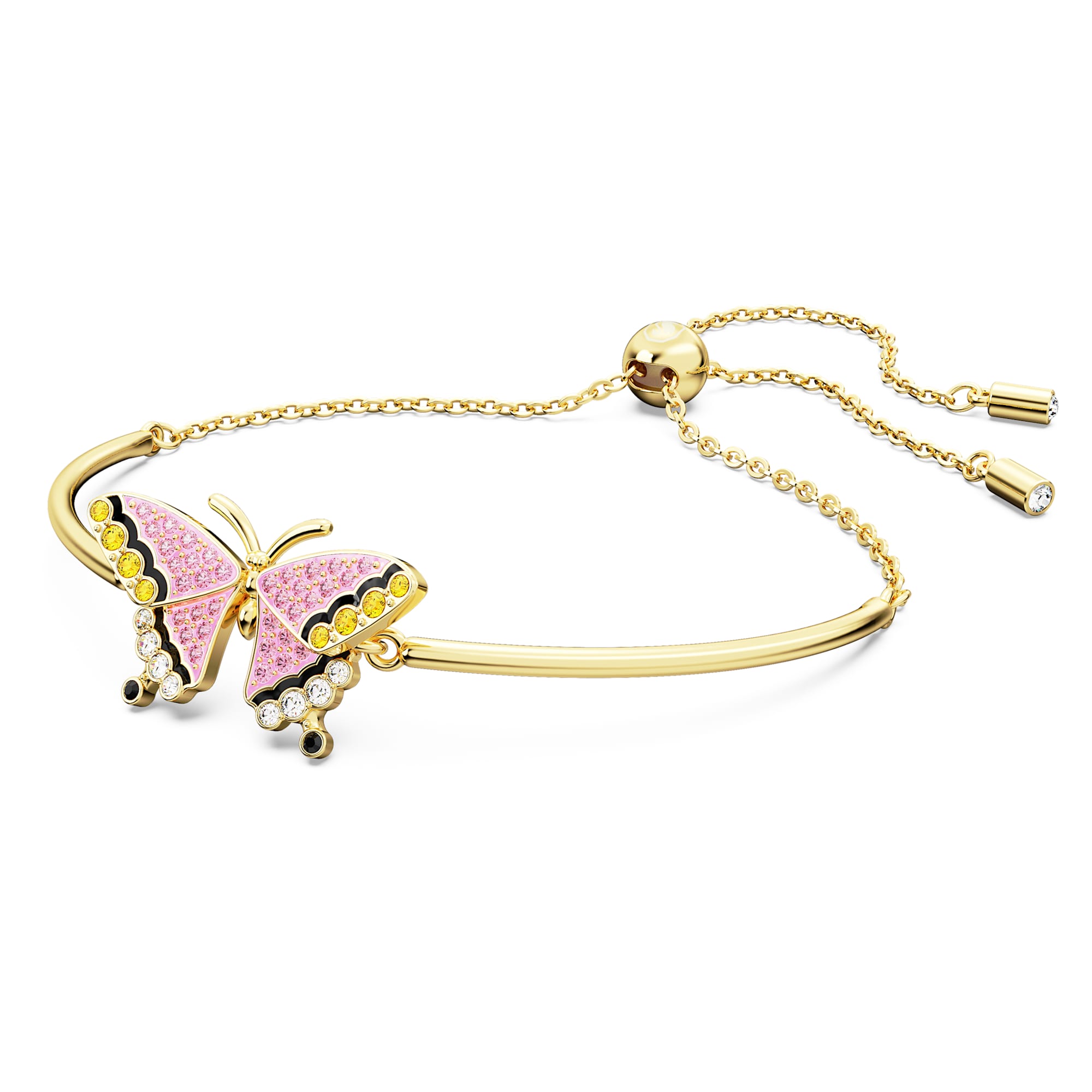 Idyllia - Papillon - Multicolore Doré - Bracelet - Swarovski