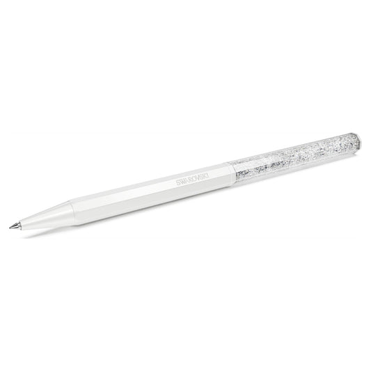 Crystalline - Octagonal - White - Ballpoint Pen - Swarovski