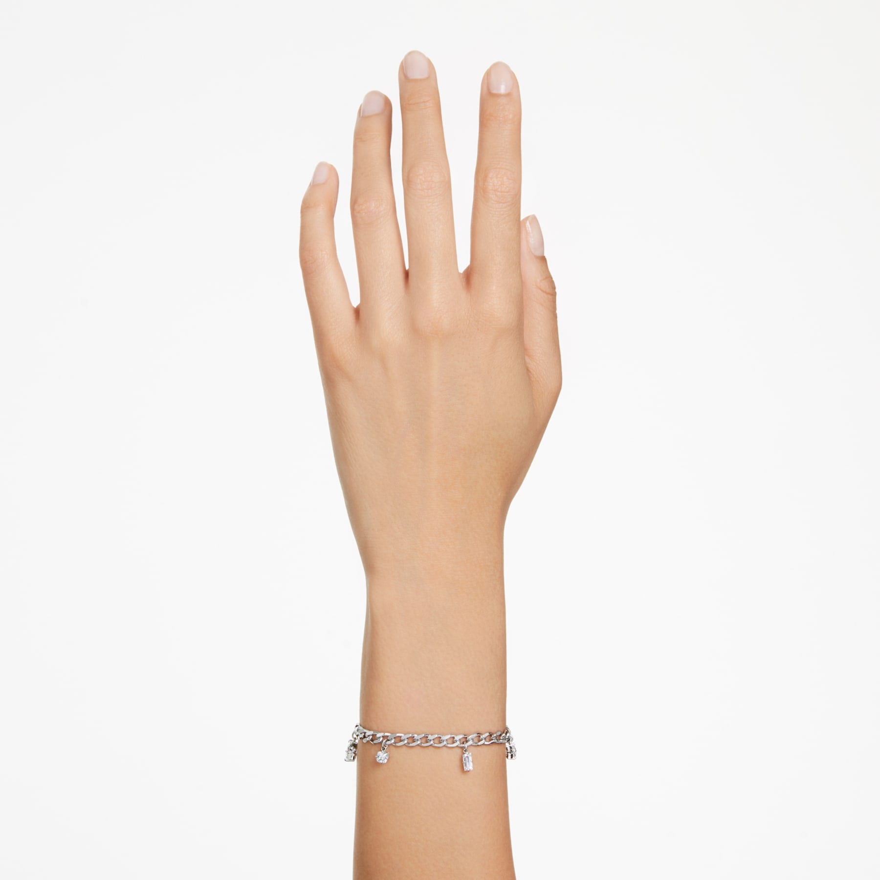 Dextera – Weißes Silber – Armband – Swarovski