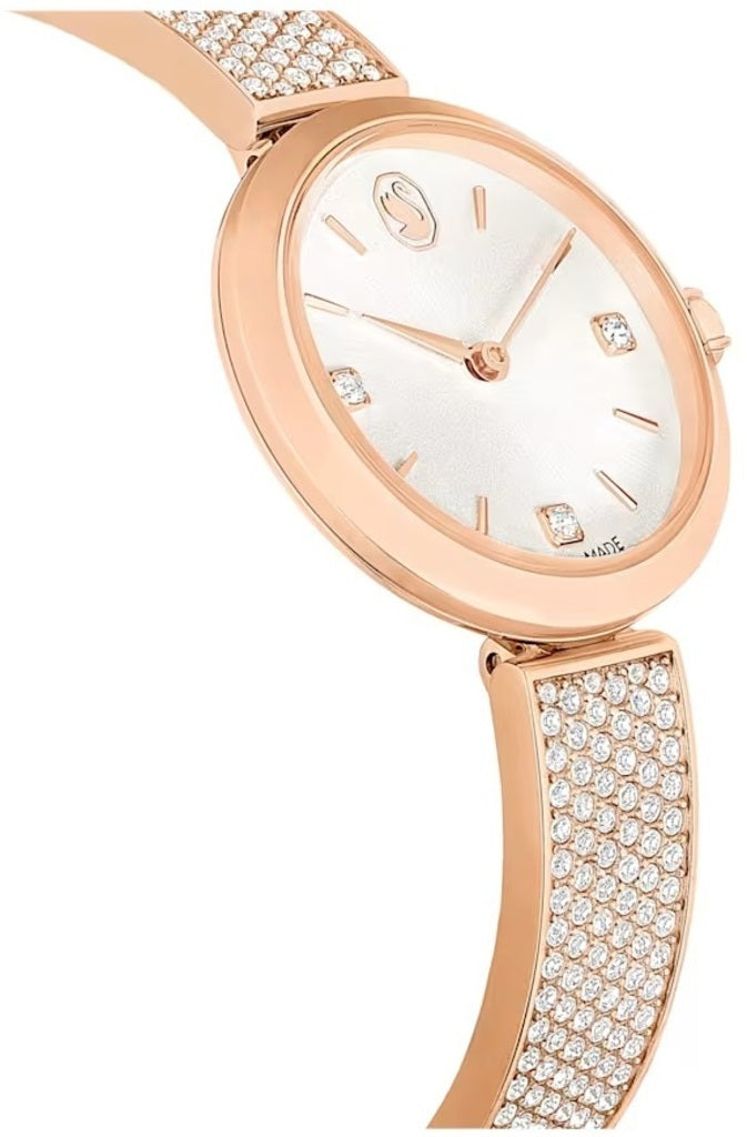 Illumina White Crystal Women's Watch - Rose gold – Swarovski