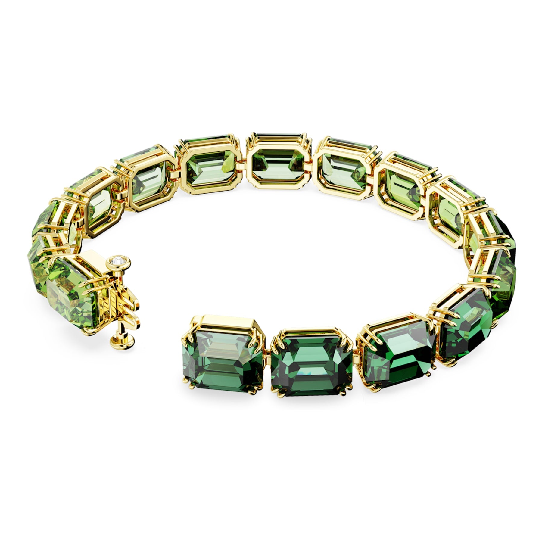Millenia - Golden Green - Bracelet - Swarovski
