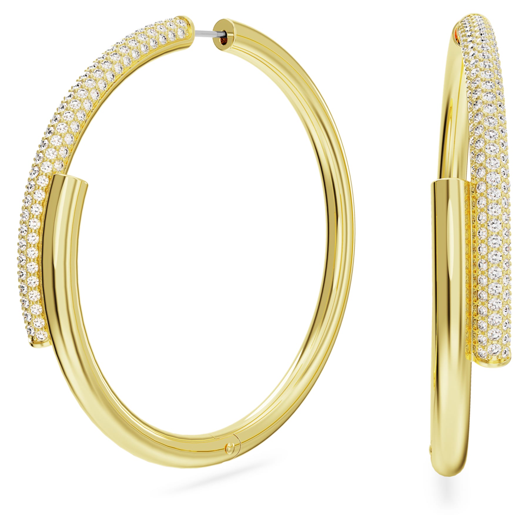 Dextera - White Gold - Earrings - Swarovski