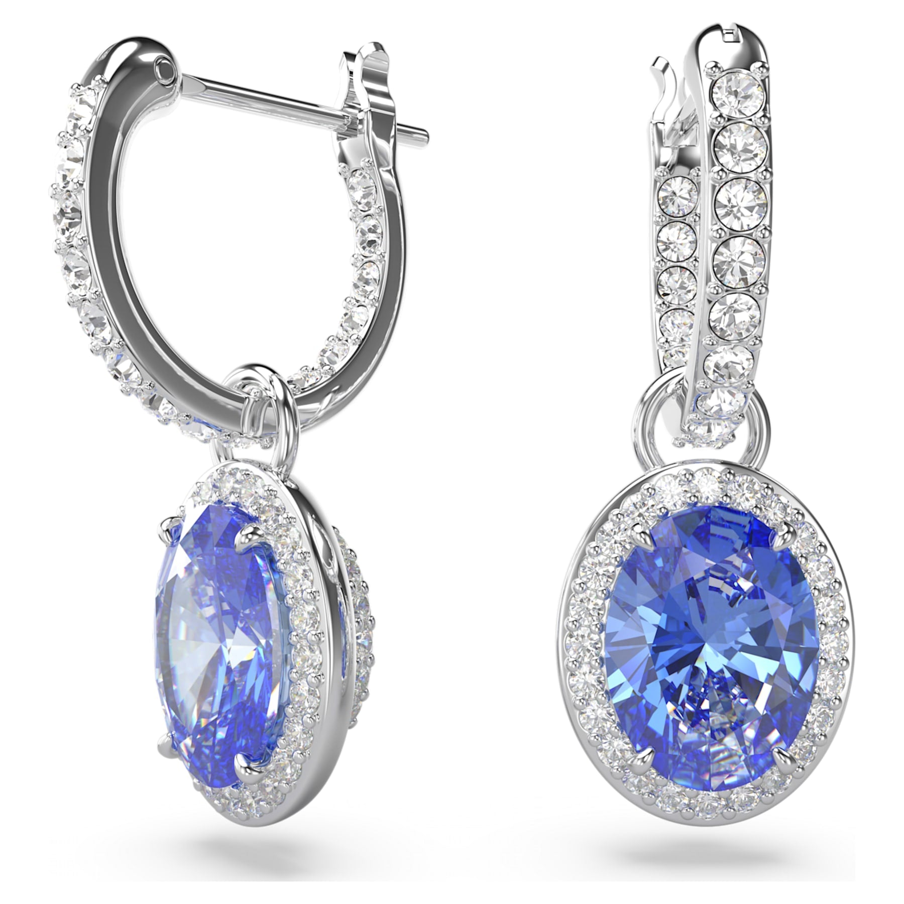 Constella - Silver Blue - Earrings - Swarovski