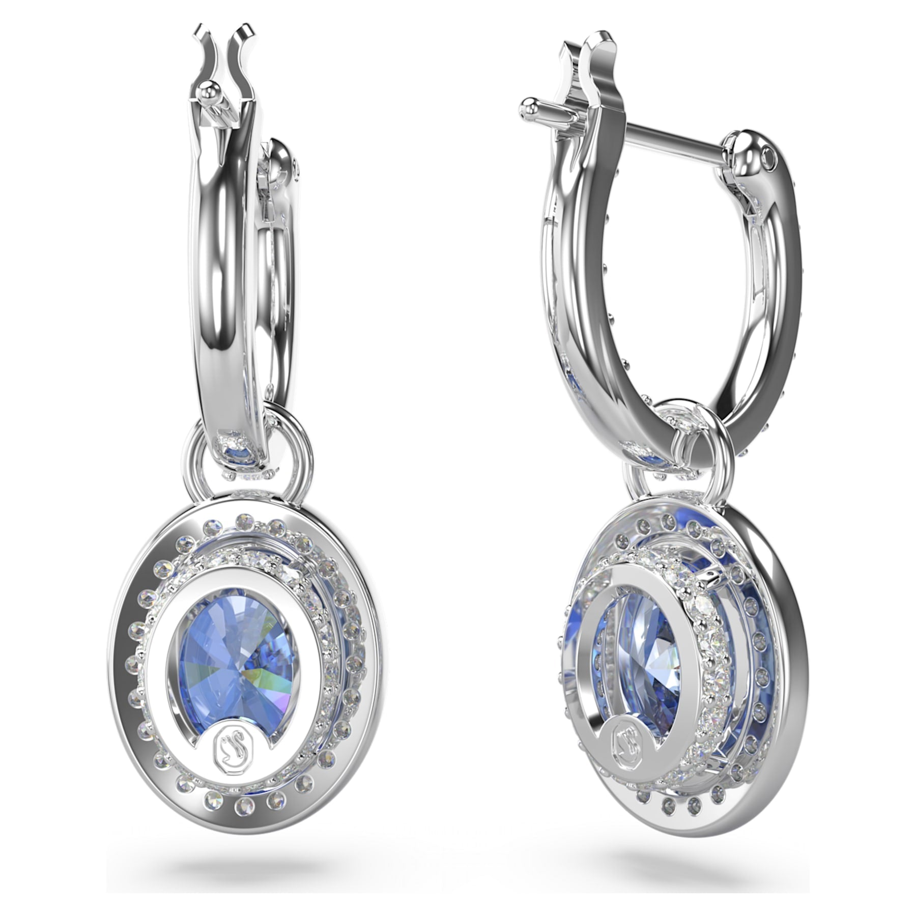 Constella - Silver Blue - Earrings - Swarovski