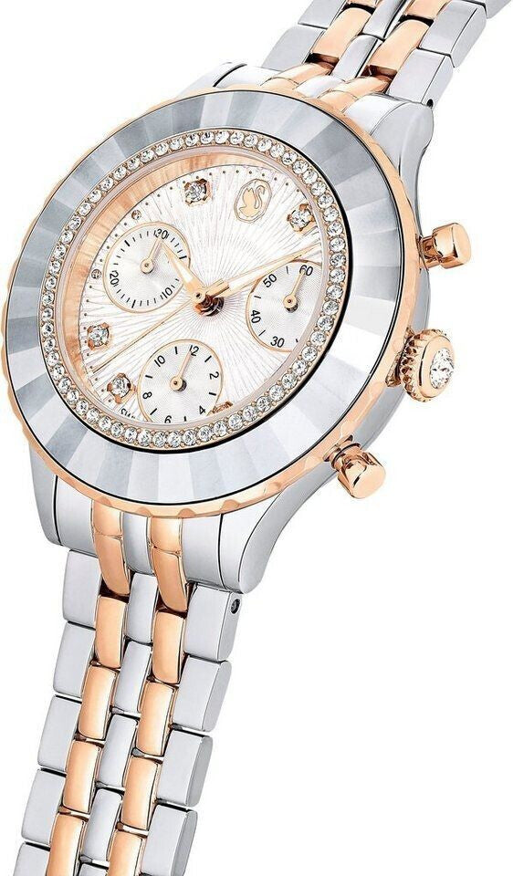 Octea Chrono Women's Watch Metal Rose Gold - Swarovski