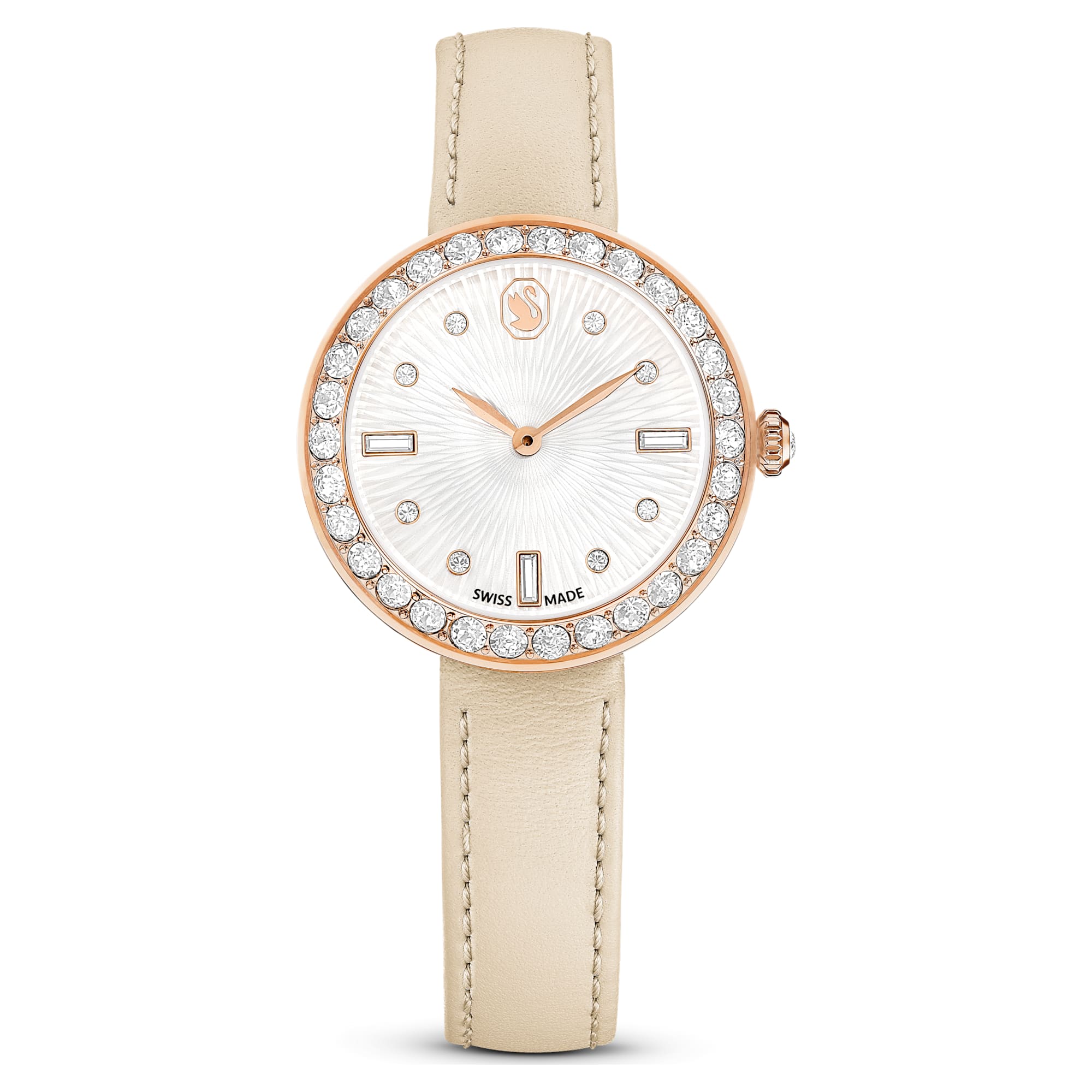 Certa – Beige Roségold – Uhr – Swarovski