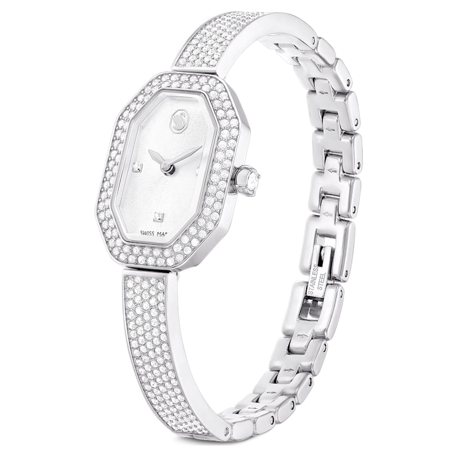 Dextera – Weiß-Silber – Uhr – Swarovski