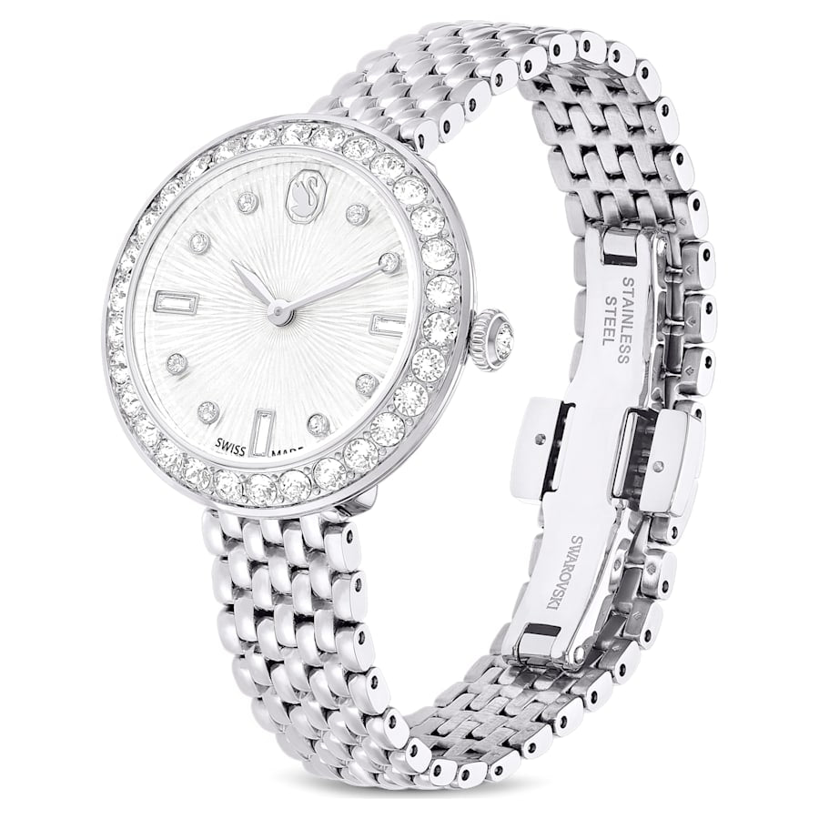 Certa - White Silver - Watch - Swarovski