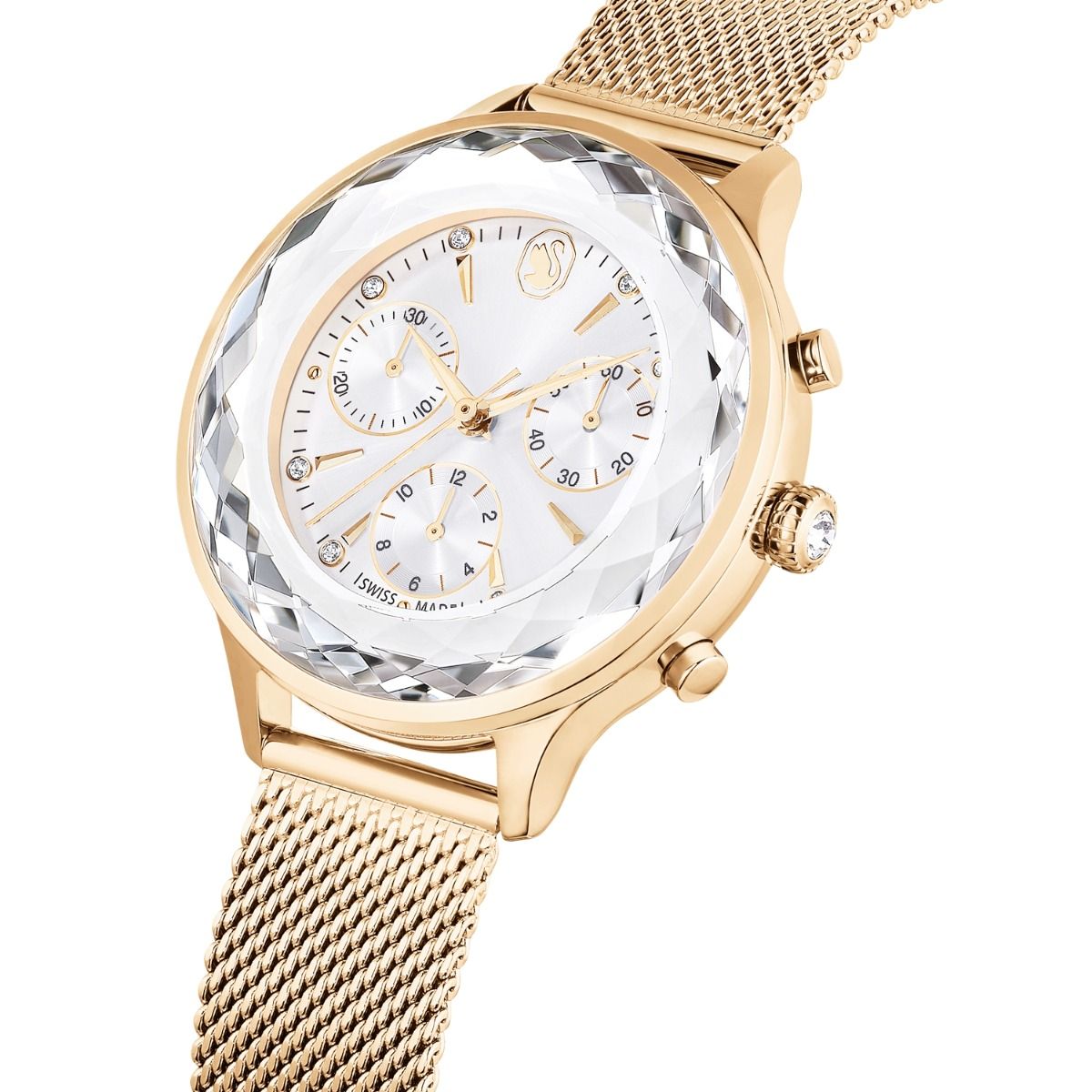 Nova Chrono - Watch - Golden Champagne - Swarovski