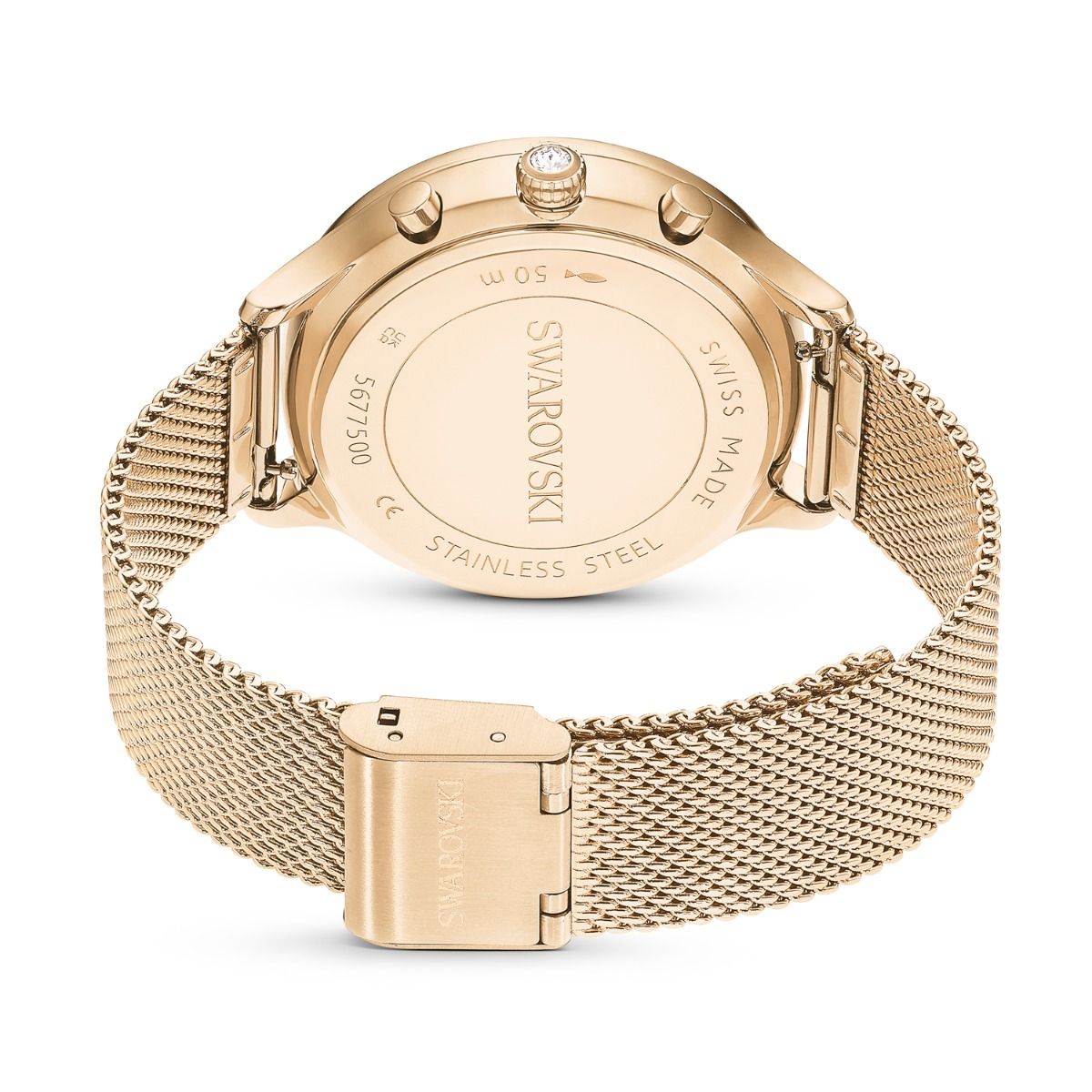 Nova Chrono - Watch - Golden Champagne - Swarovski