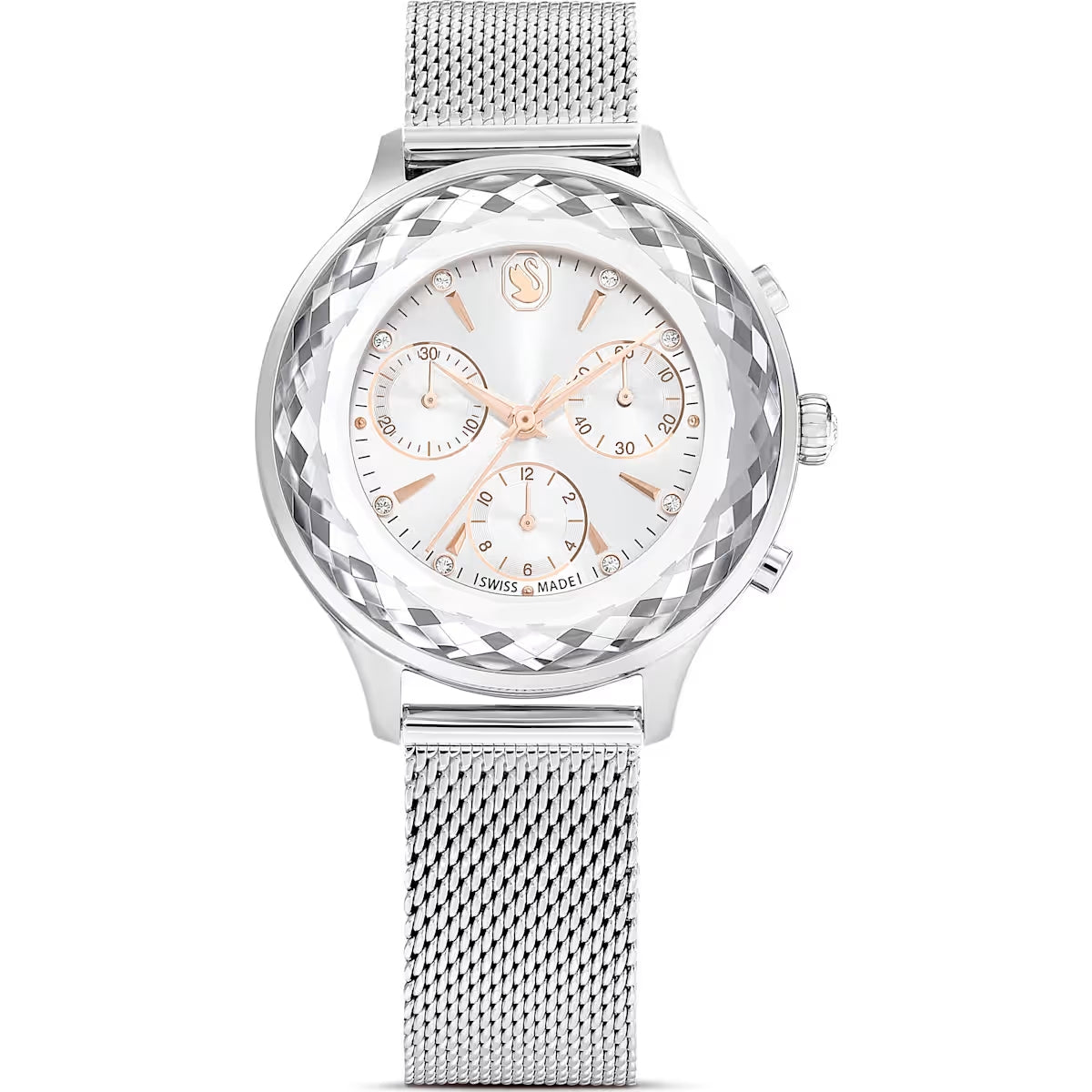 Nova Chrono - Watch - Silver - Swarovski