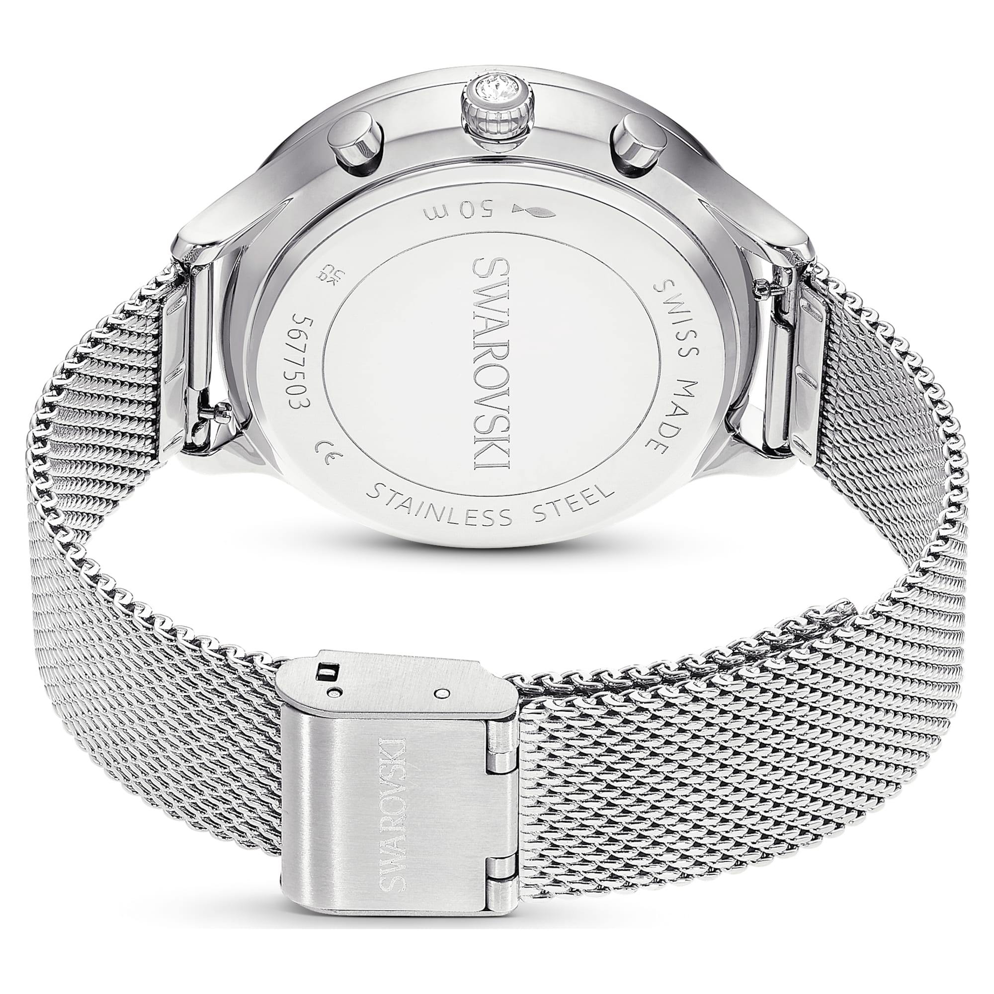 Nova Chrono - Watch - Silver - Swarovski