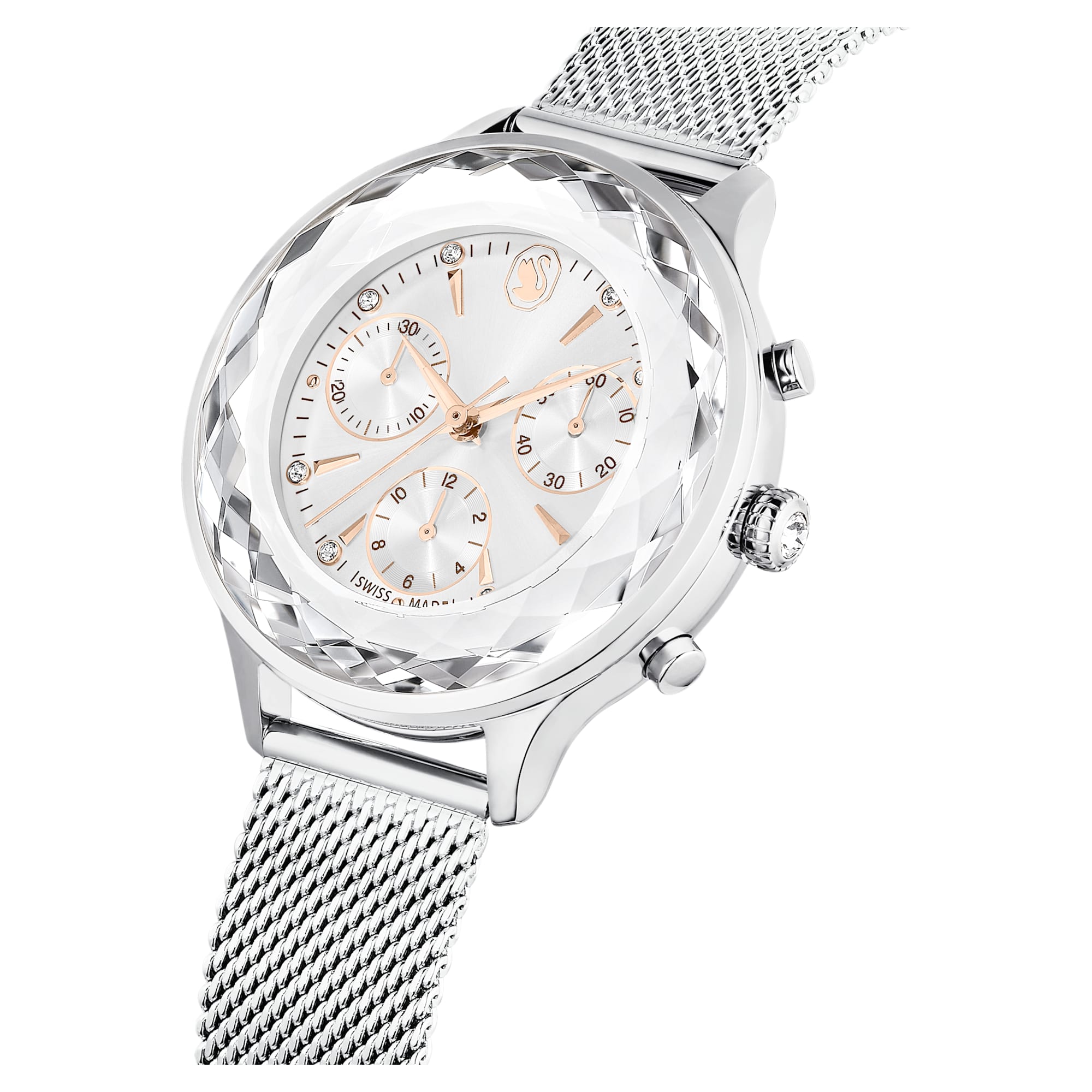 Nova Chrono - Watch - Silver - Swarovski