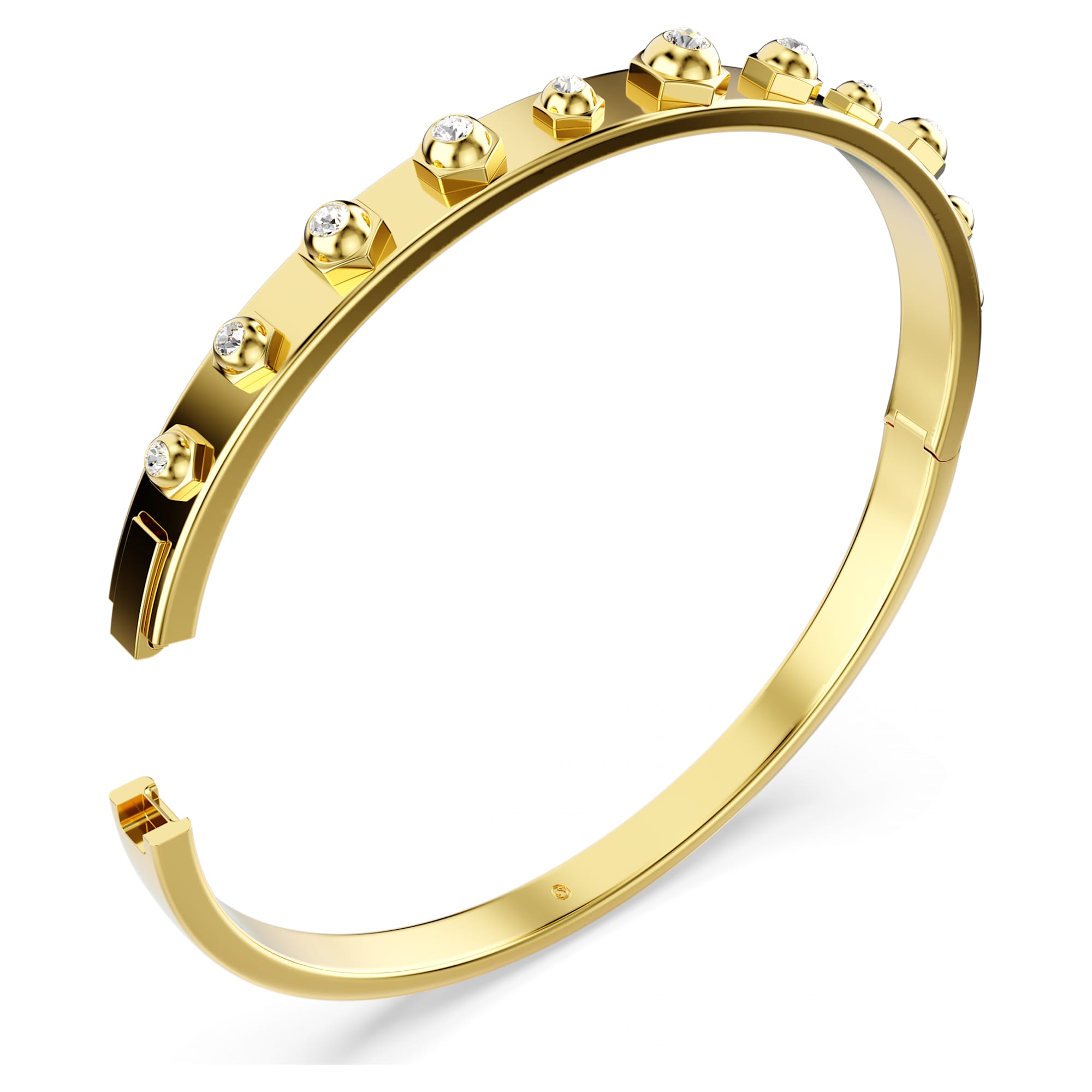 Numina - Golden White - Bangle - Swarovski