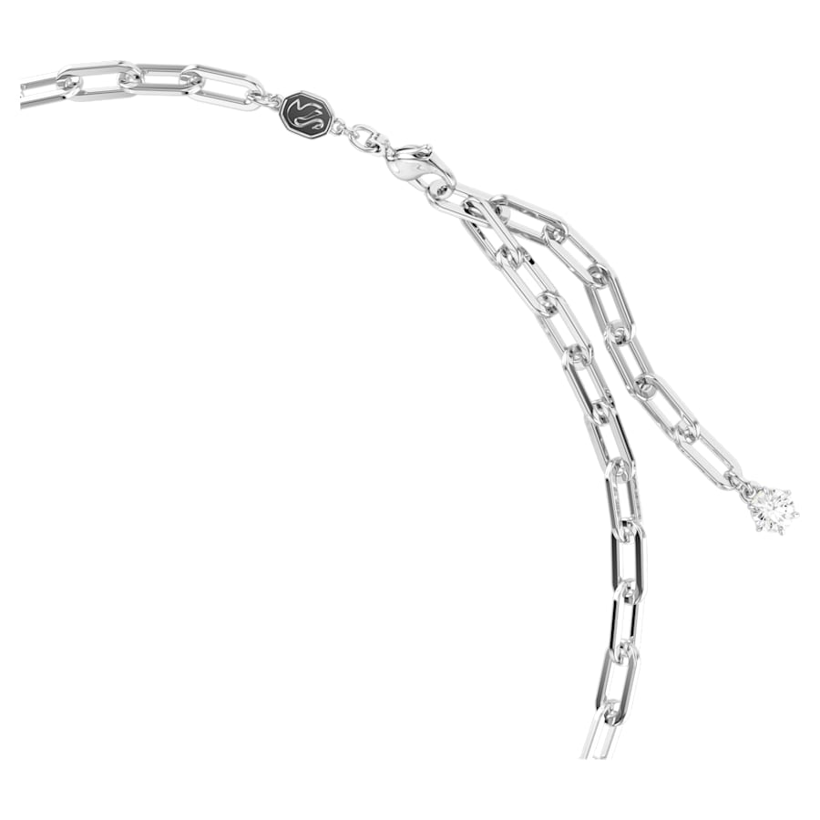 Constella - White Silver - Necklace - Swarovski