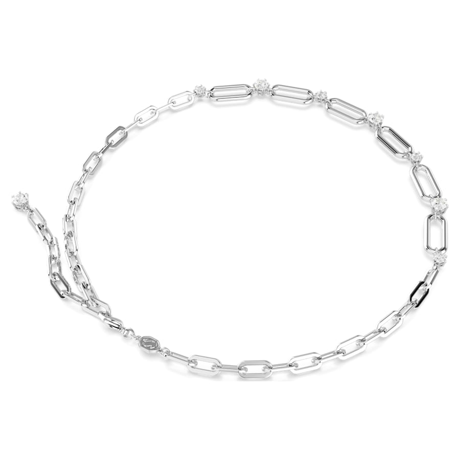 Constella - White Silver - Necklace - Swarovski