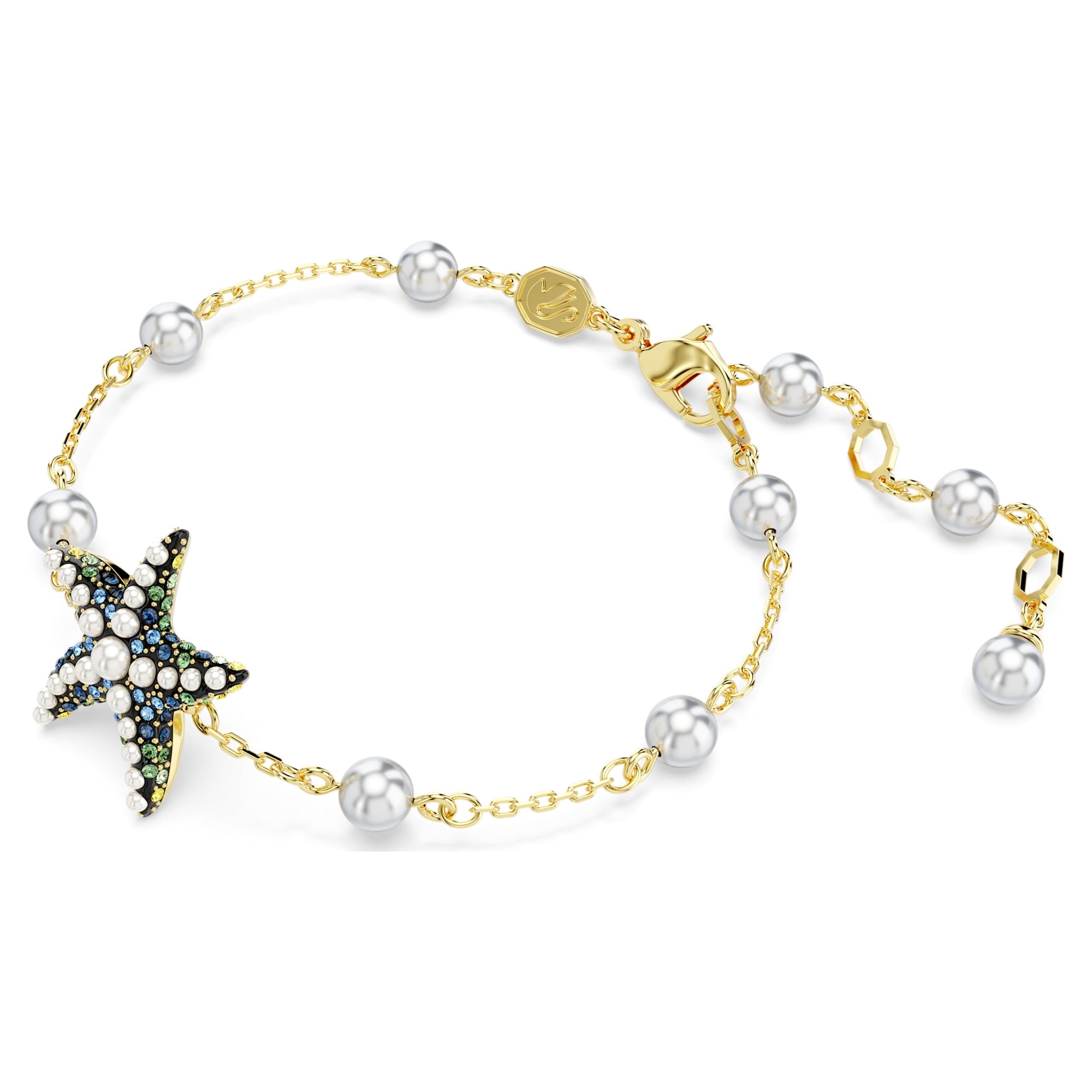 Idyllia - Etoile de Mer - Multicolore Doré - Bracelet - Swarovski