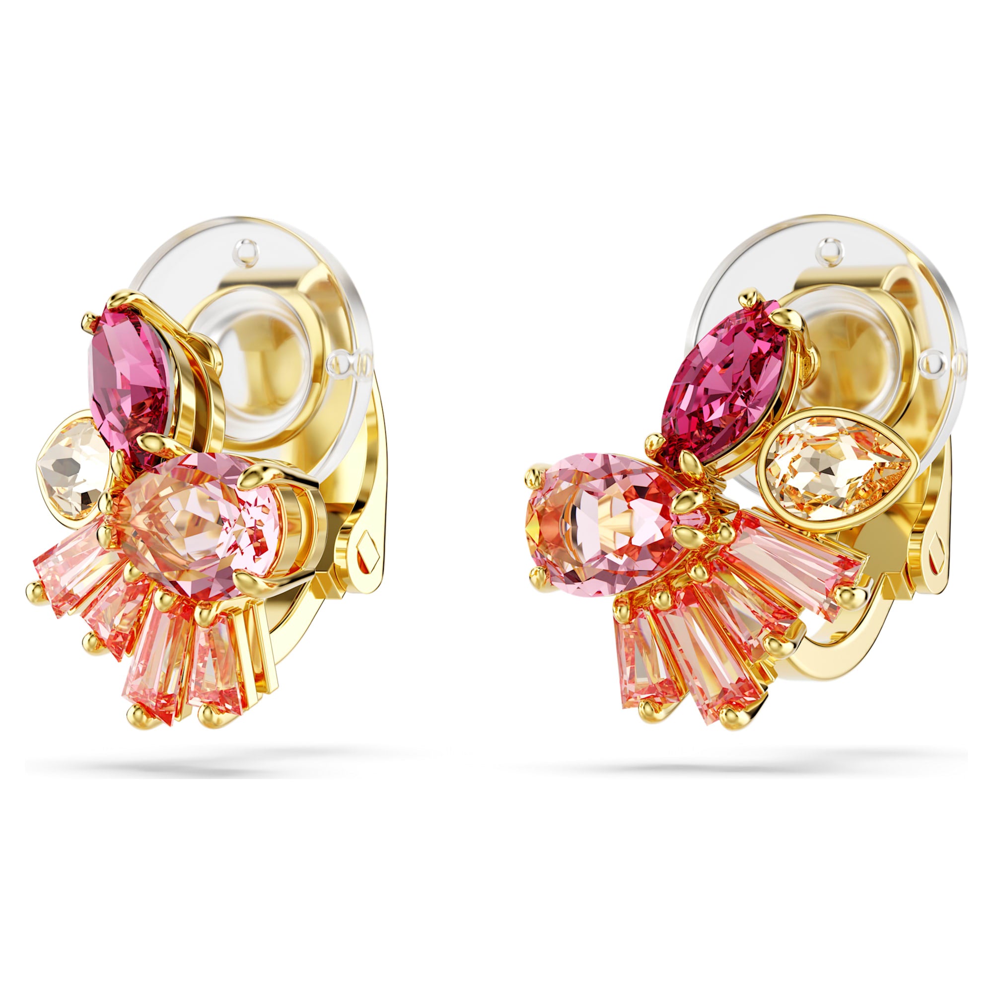 Gema - Flower - Rose Gold - Earrings - Swarovski