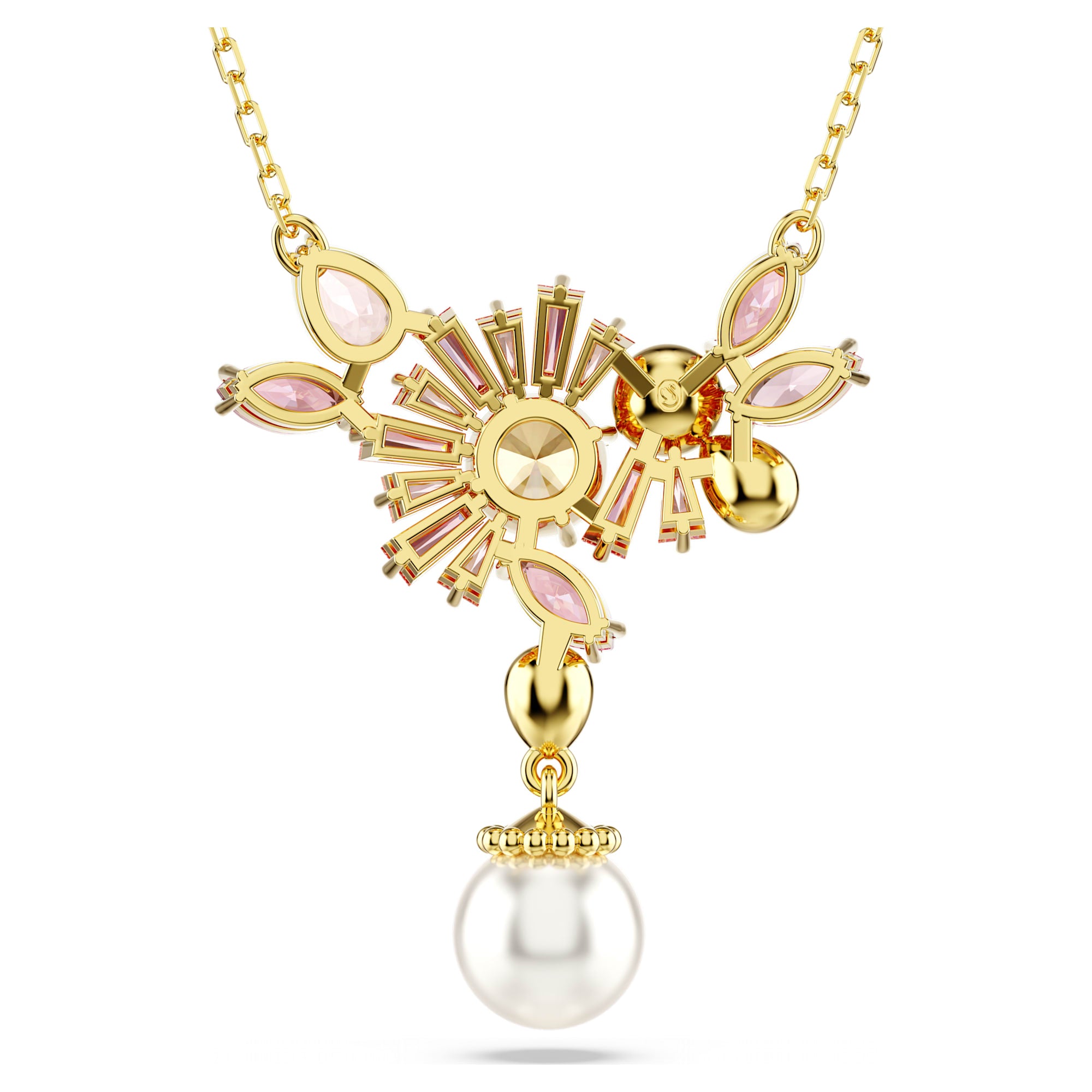 Gema - Flower - Rose Gold - Necklace - Swarovski