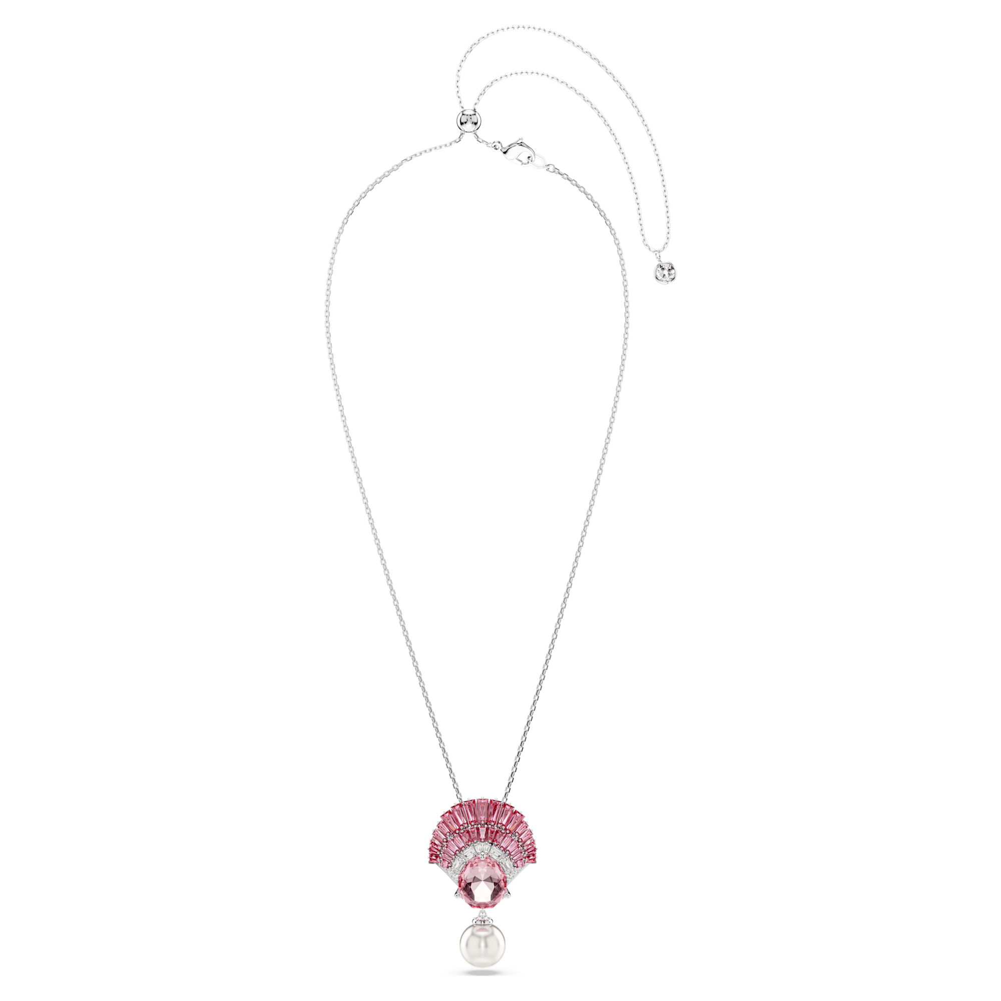 Idyllia - Muschel - Silber Rosa - Anhänger - Swarovski