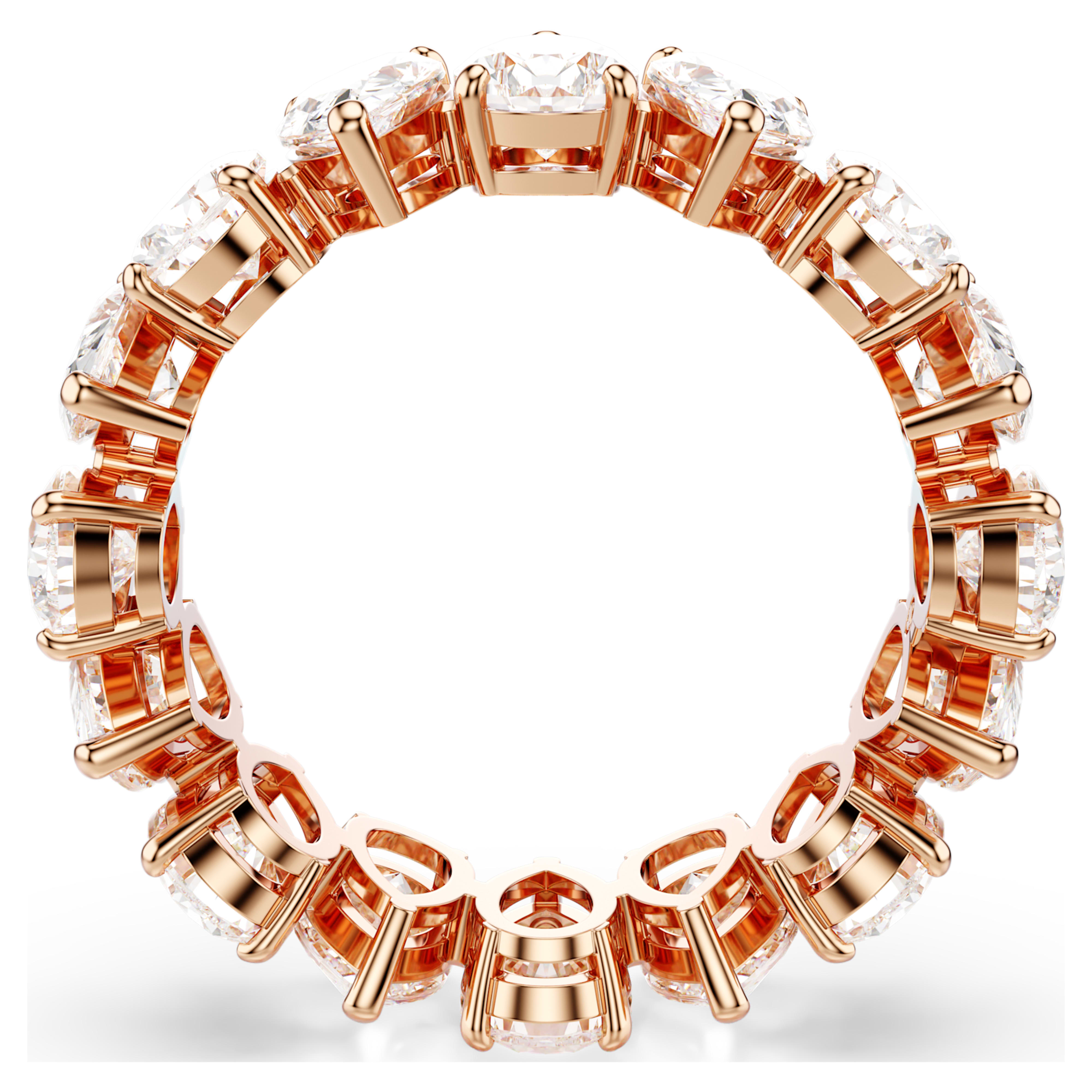 Matrix Vittore Women's Ring White Pear Rose Gold – Swarovski