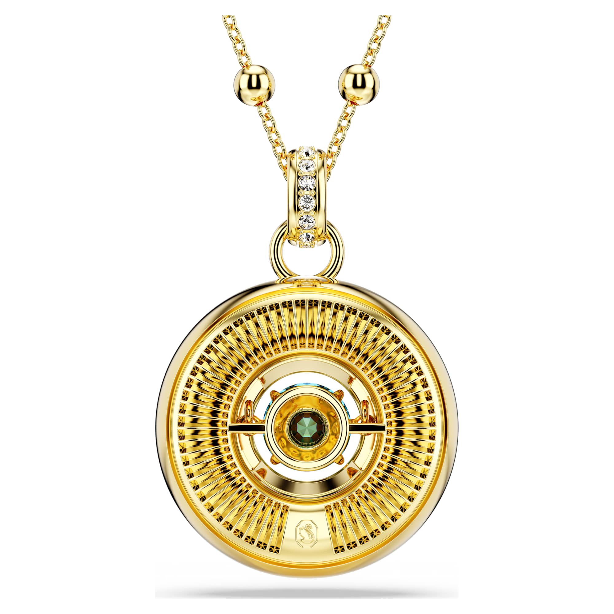 Symbolica - Auge - Mehrfarbiges Gold - Anhänger - Swarovski