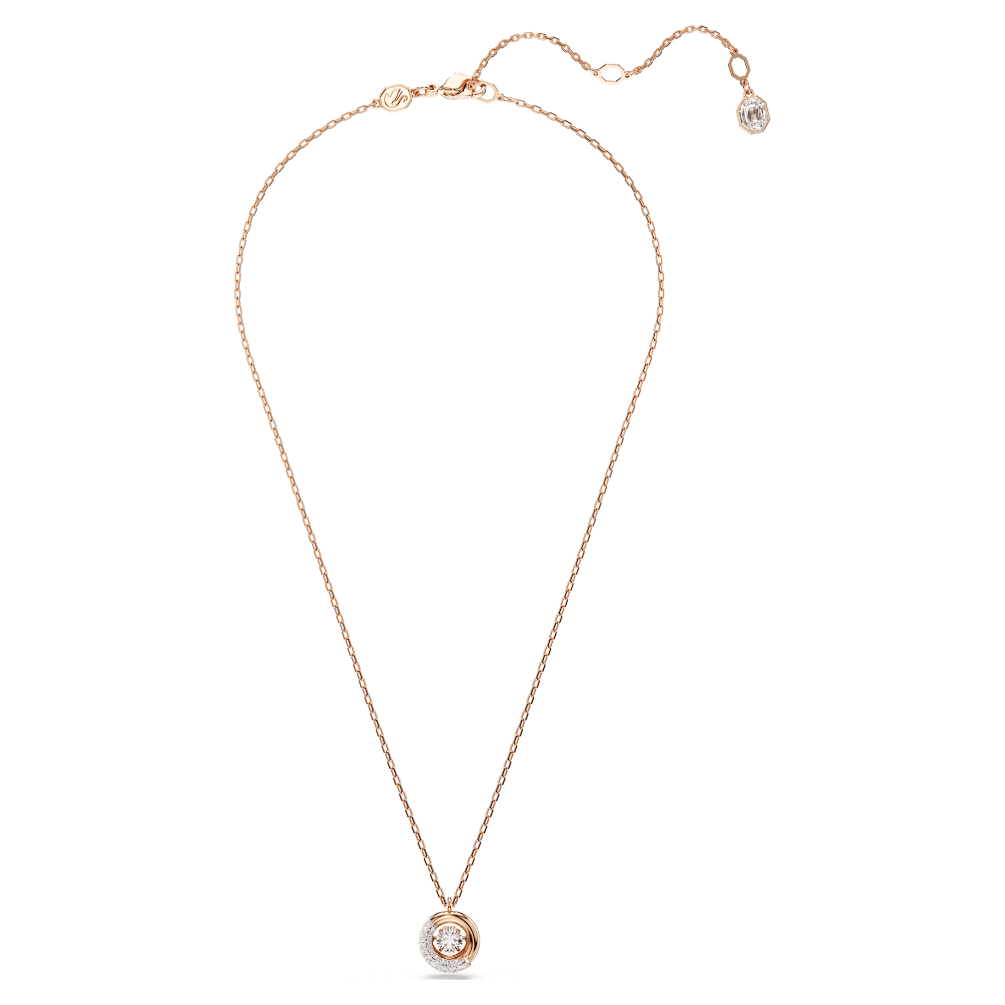 Dextera - Blanc Rosé - Collier - Swarovski