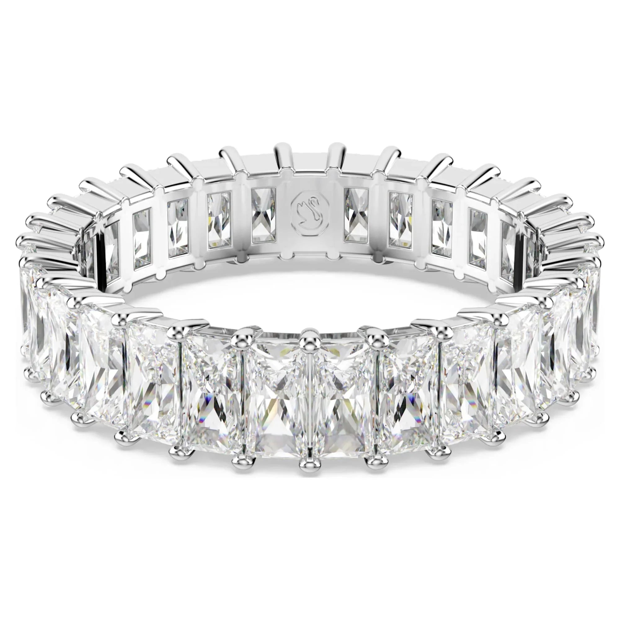 Anillo Matrix Mujer Plata Blanco – Swarovski